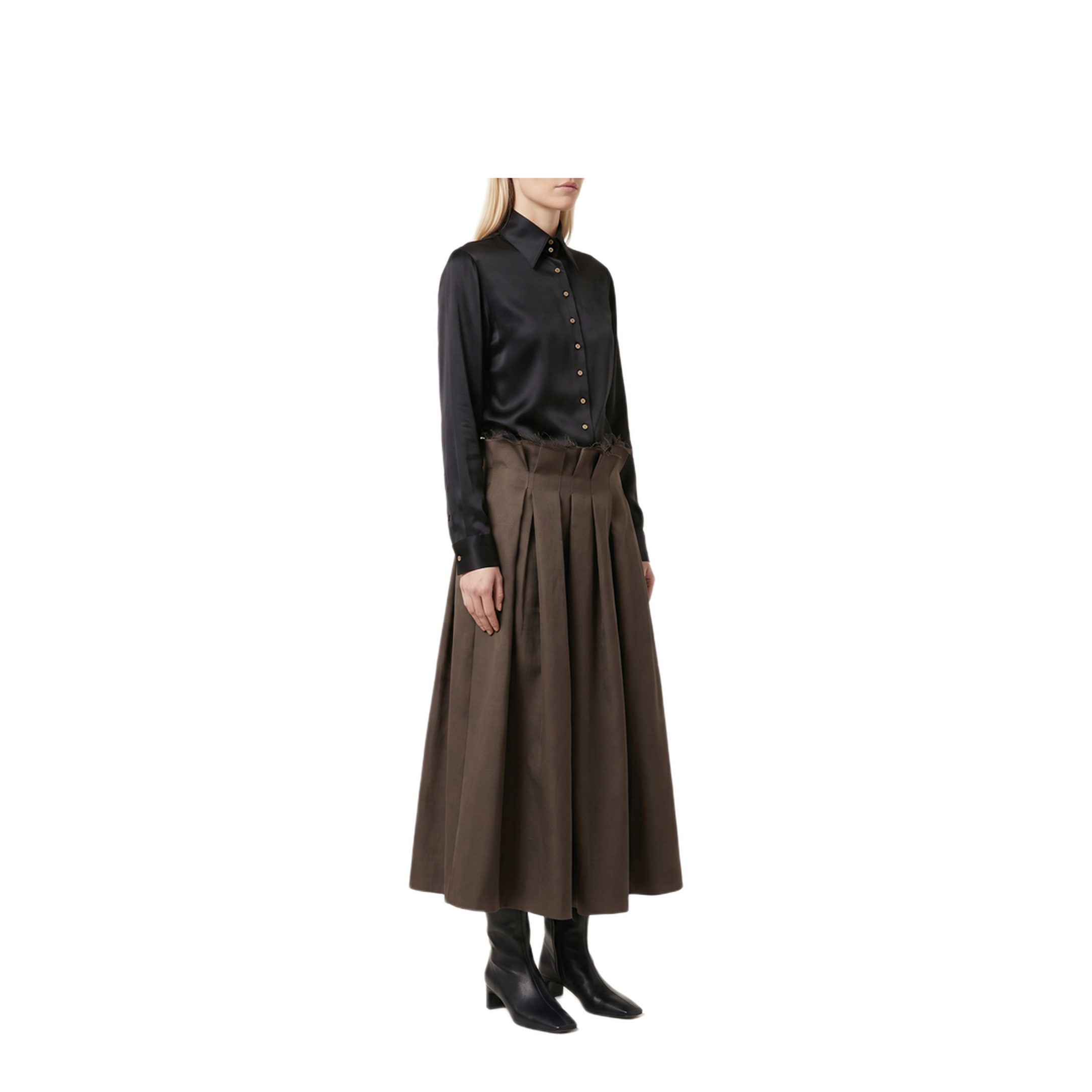 MAYFEYR - Khaite - Ivy Shirt Black - 24824120200