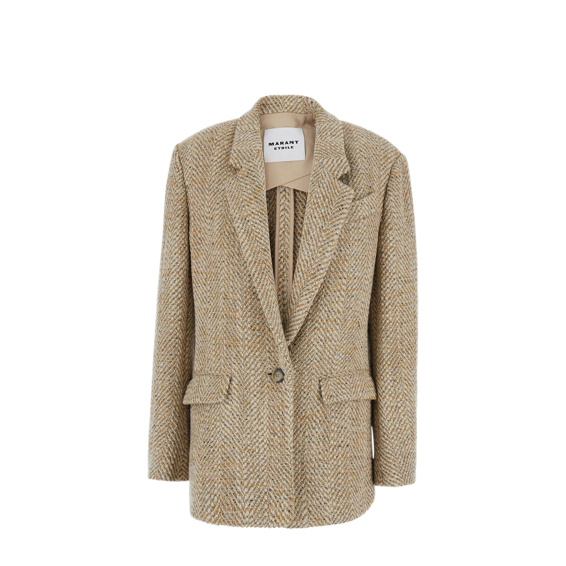 MAYFEYR - Marant Etoile - Wool Houndstooth Blazer - VE0767FAD3E02E90BE