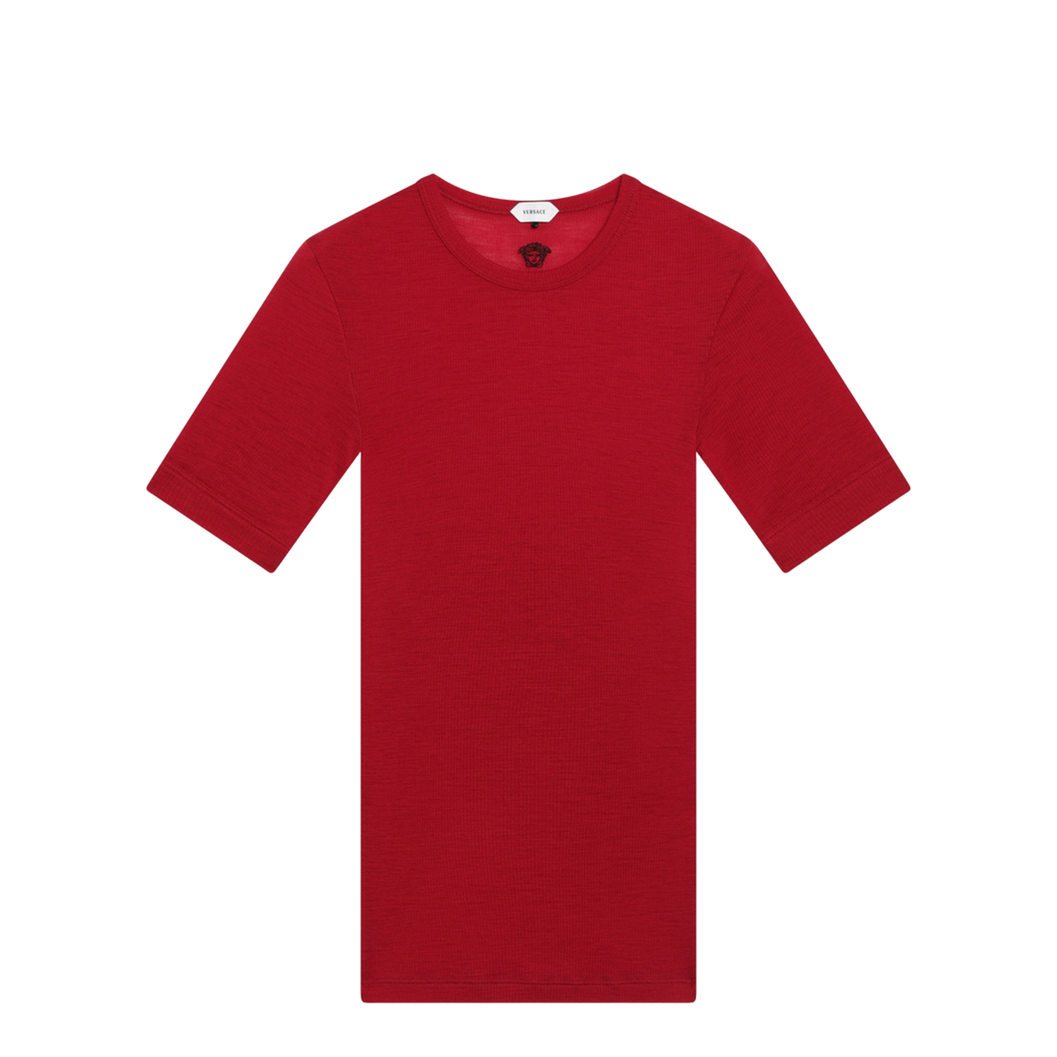 Ribbed Cotton T-Shirt