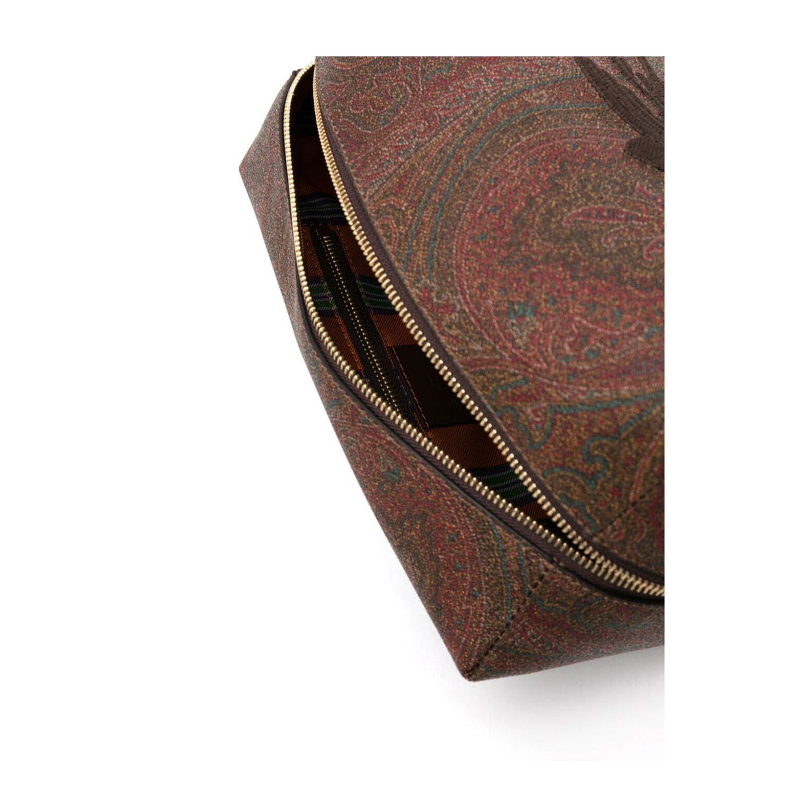 Pegaso Embroidered Paisley Print Wash Bag