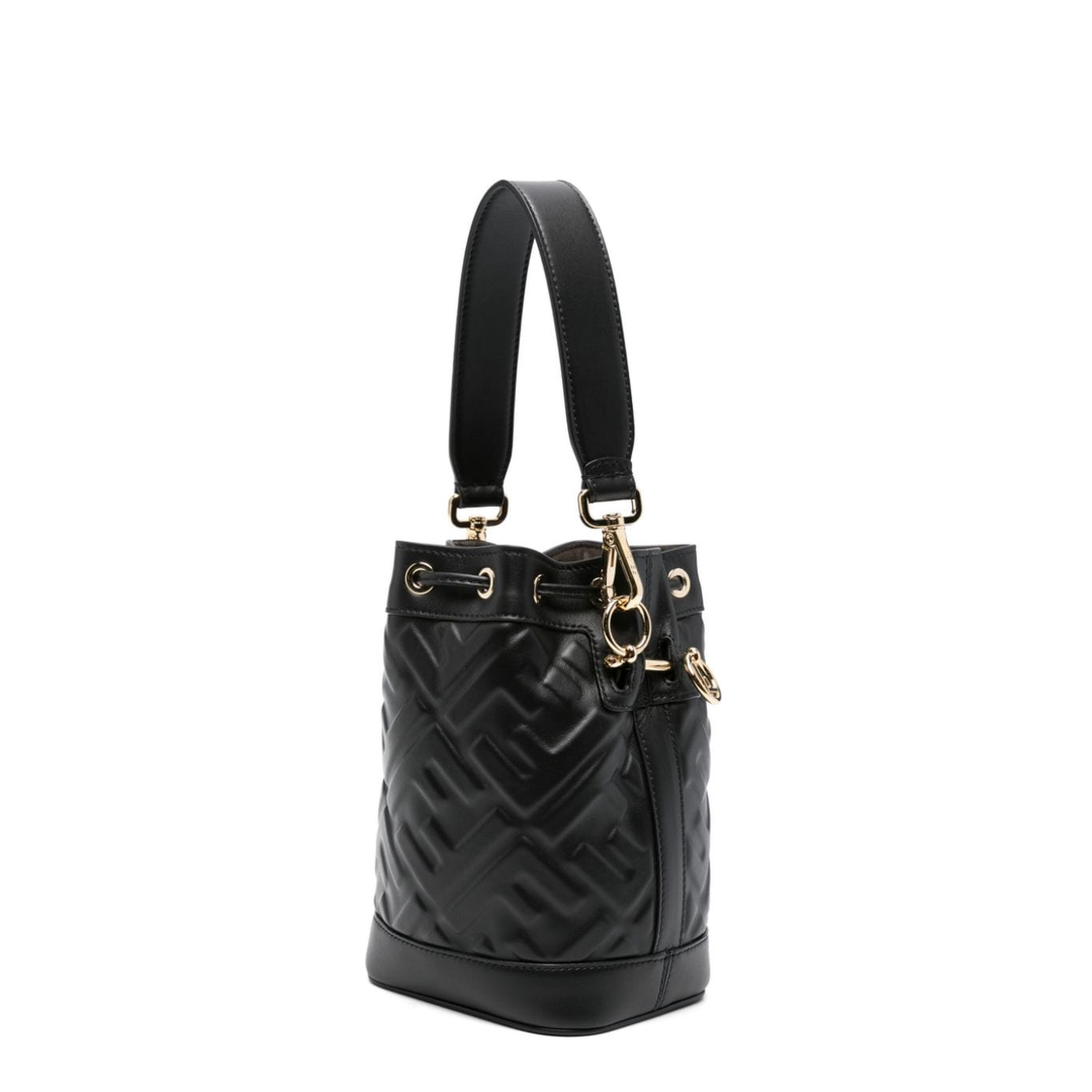 Mon Tresor Mini Calfskin Bucket Bag - Black (Nero)