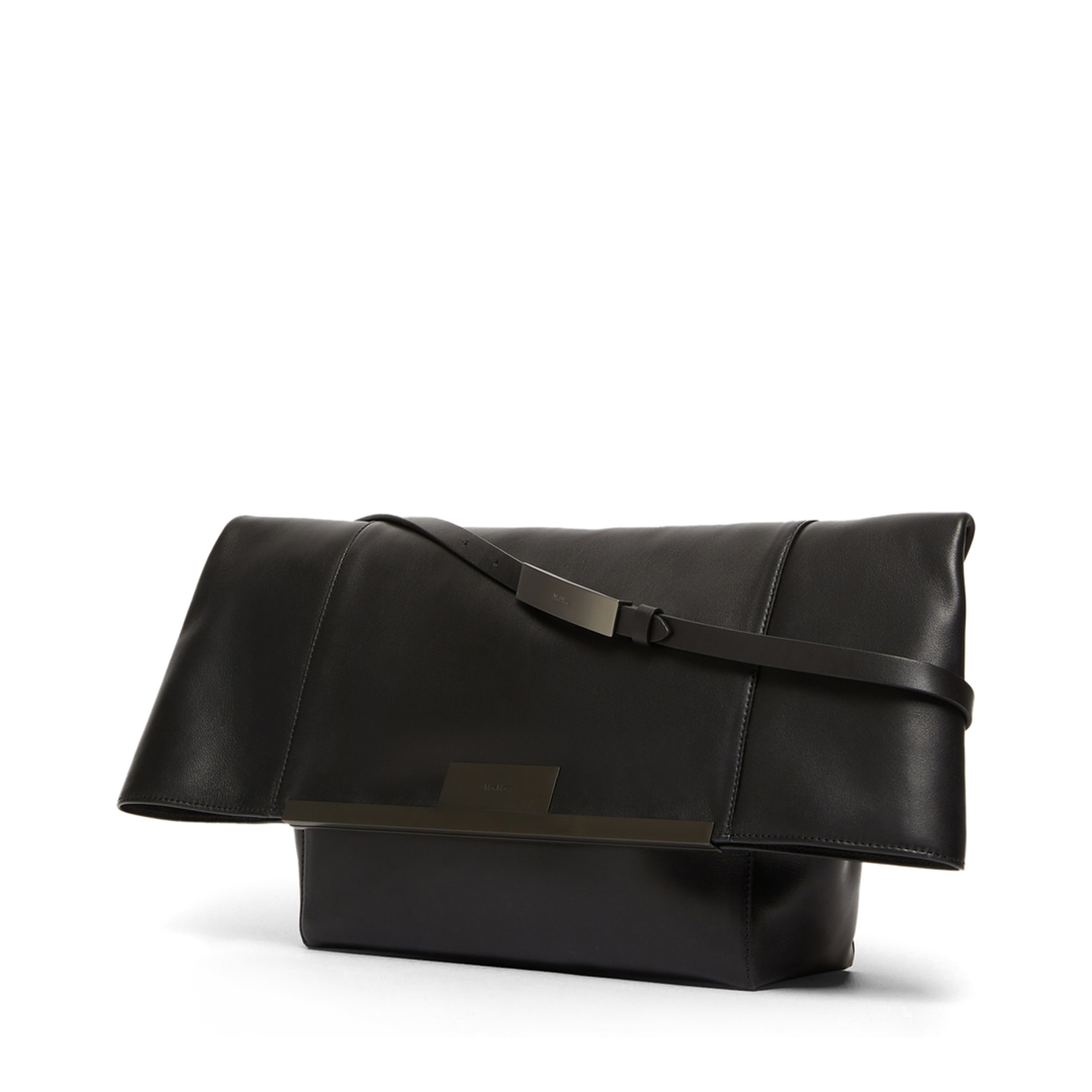 Small Clutch Bag in Soft Natural Calfskin Leather