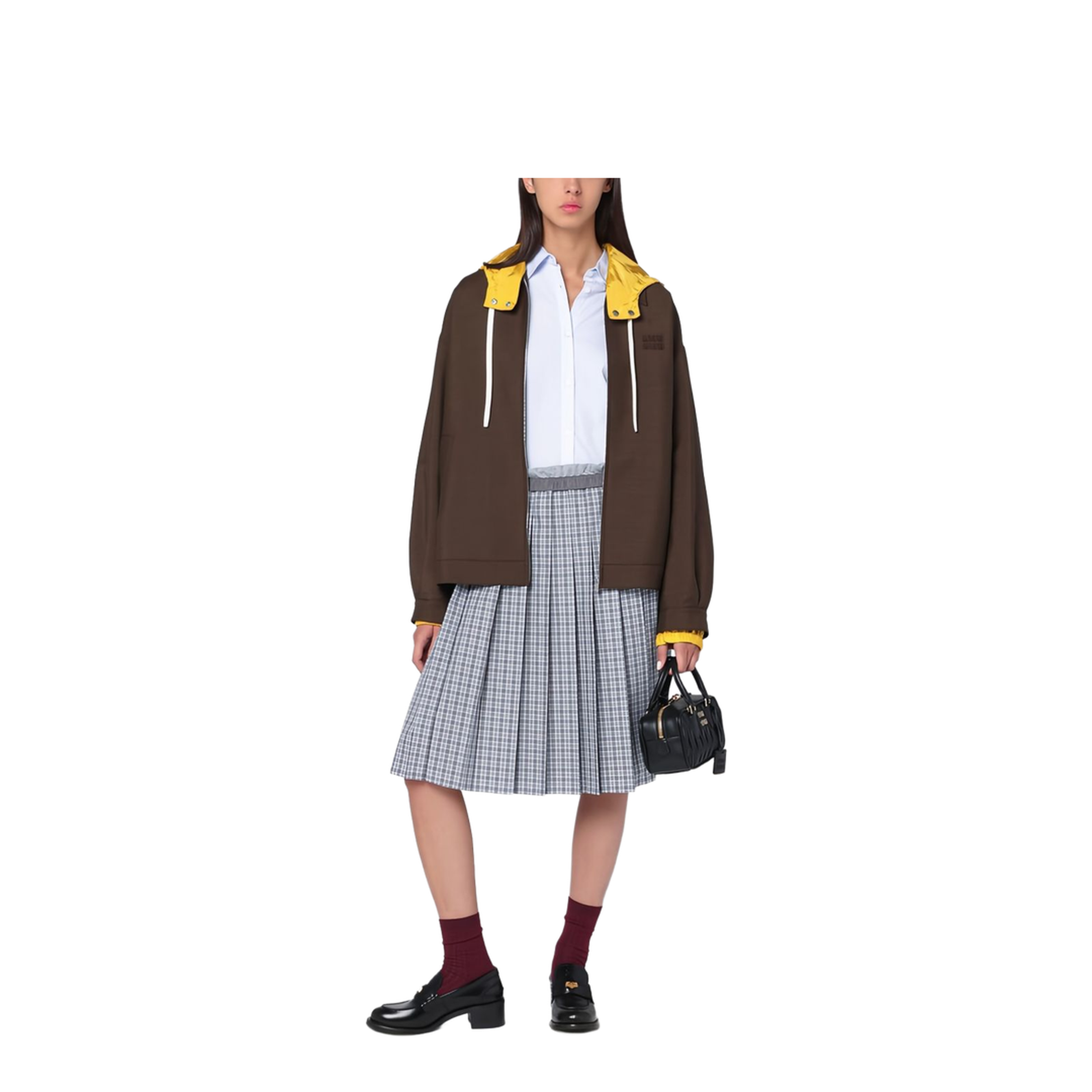 MAYFEYR - Miu Miu - Coats Brown - ML126817HVF04NJ