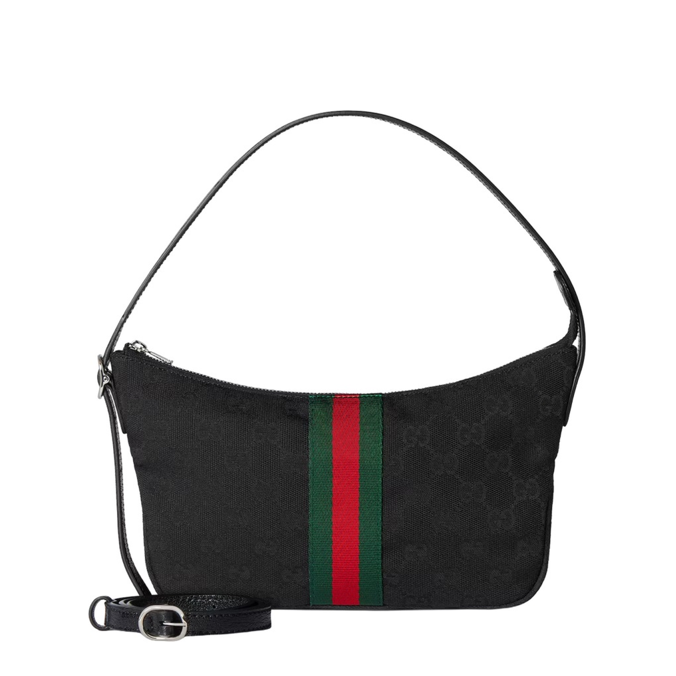 Lunetta Small GG Canvas Crossbody - Black