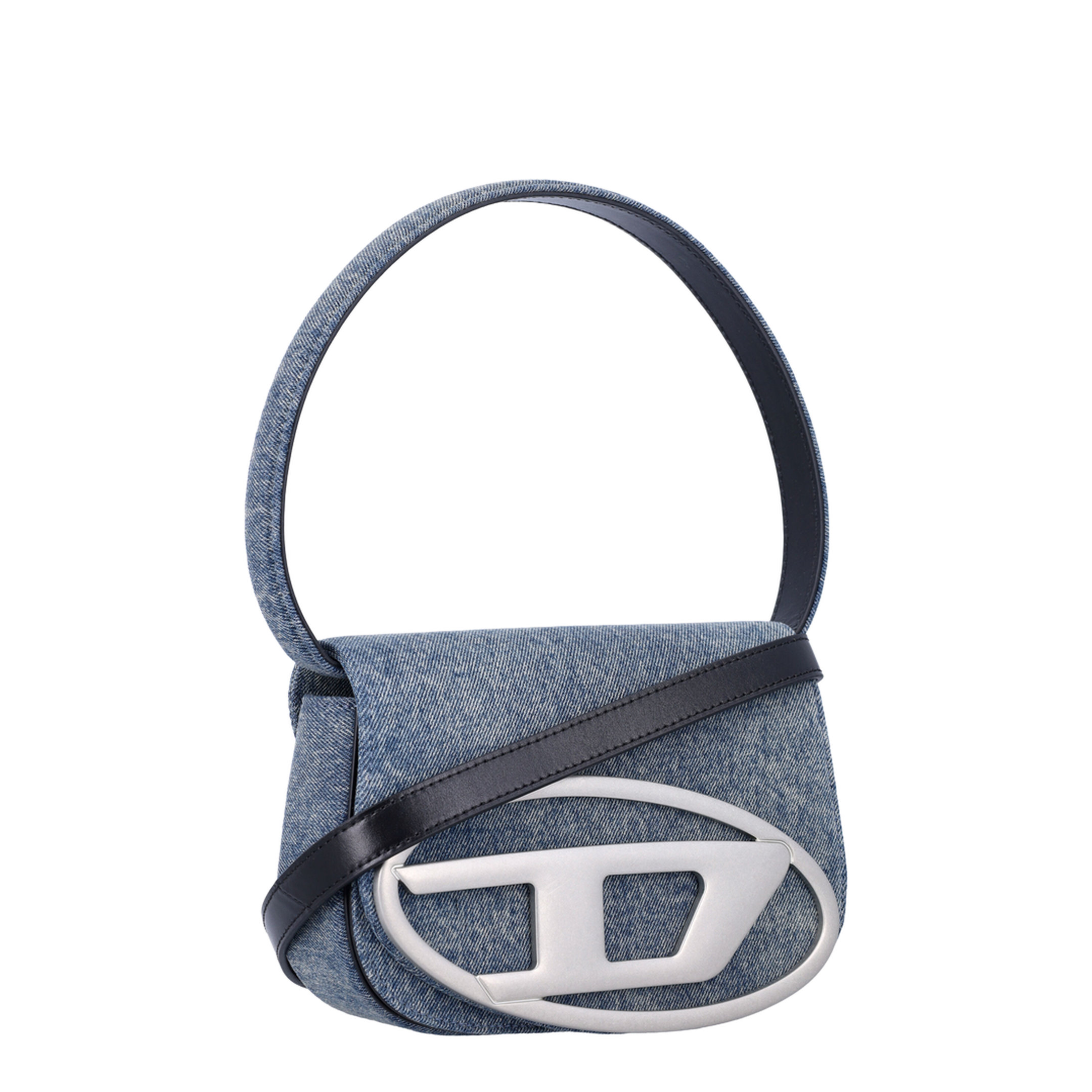 1DR Denim Shoulder Bag - Clear Blue