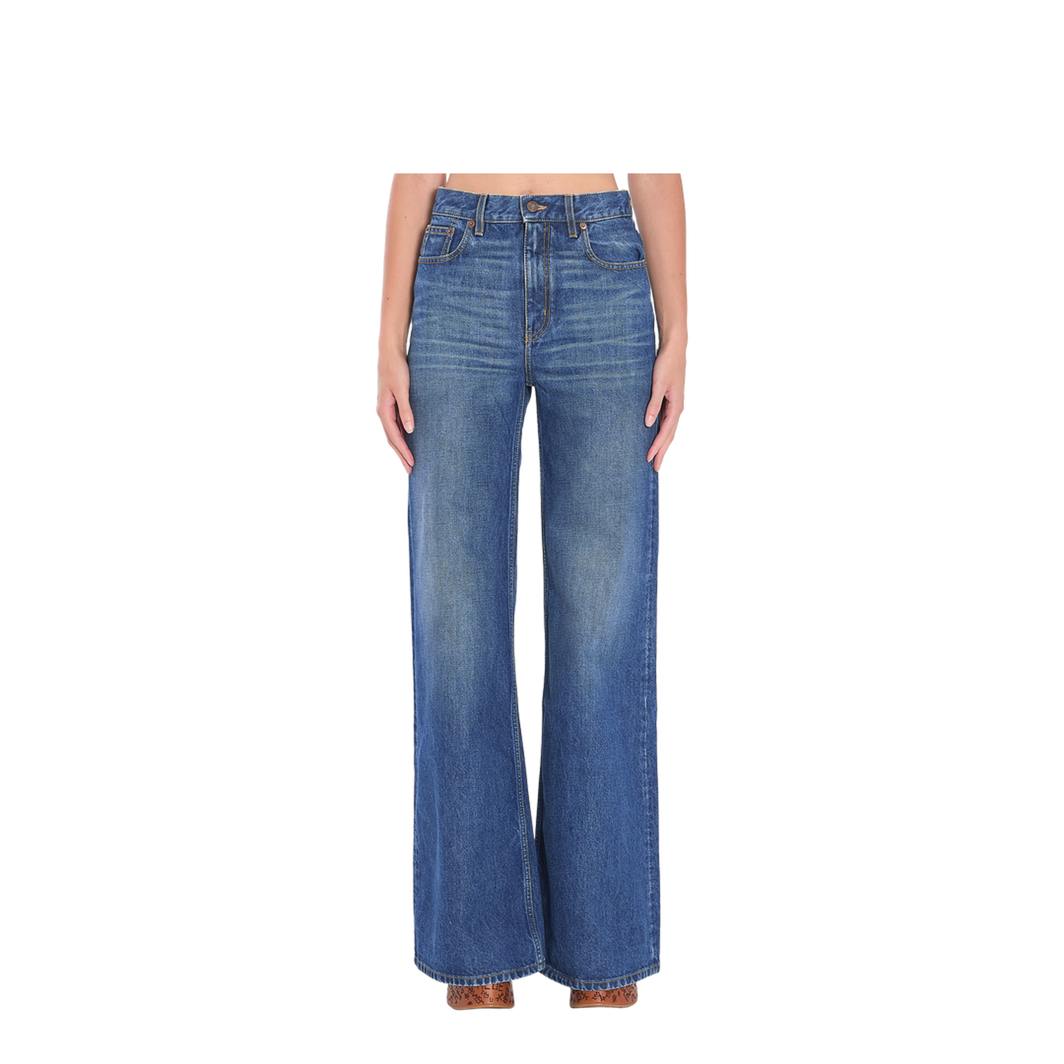 Wide-leg Jeans