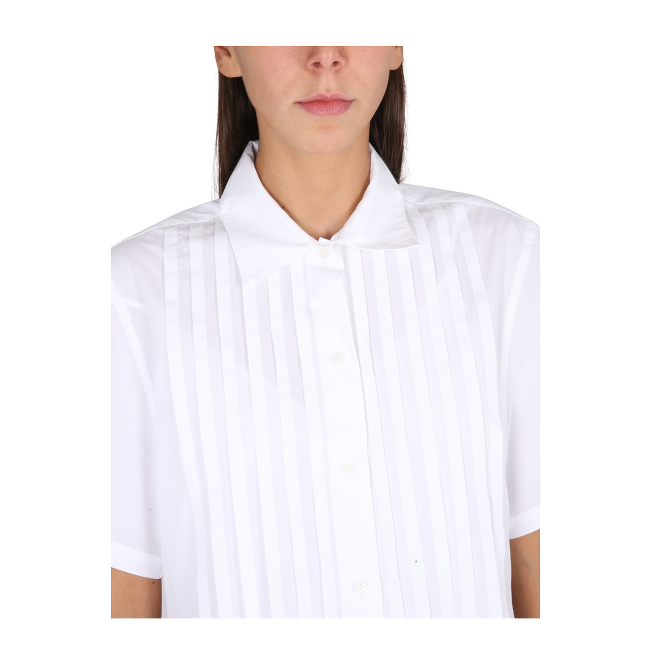 Pleated Chemise Dress