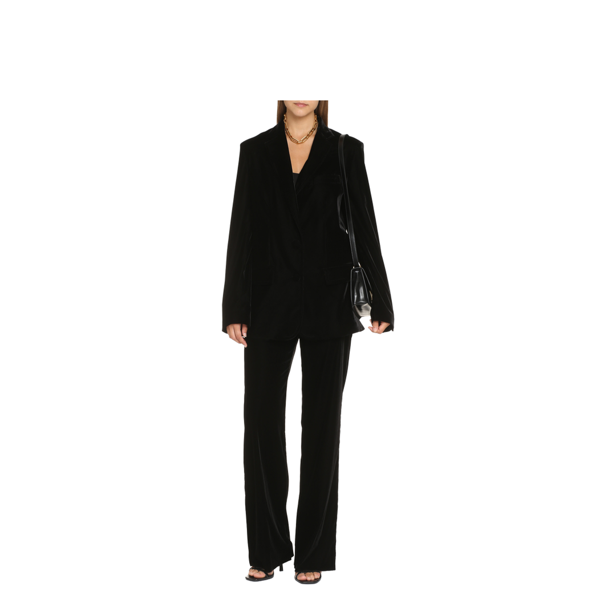 Single-breasted Blazer - Black