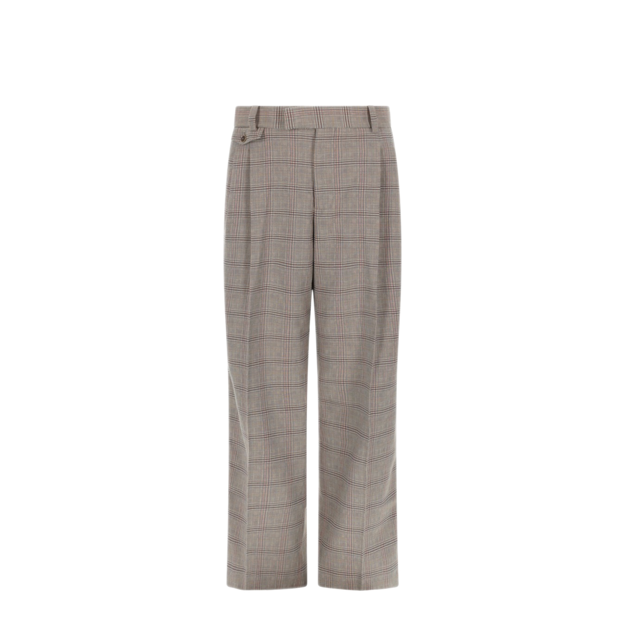 MAYFEYR - DRÔLE DE MONSIEUR - Pants Large Carreaux - BP203CO251DARKBEIGE