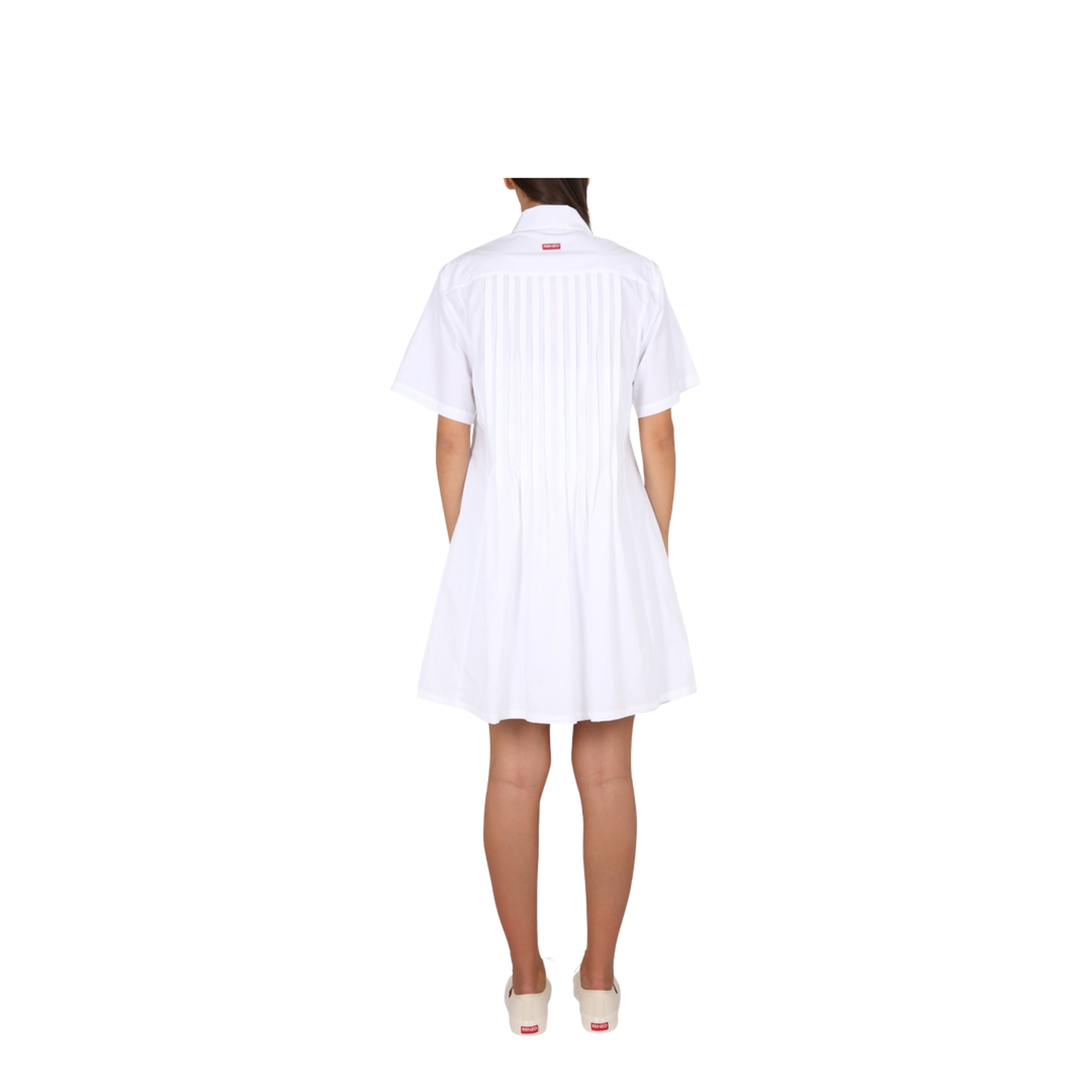 Pleated Chemise Dress