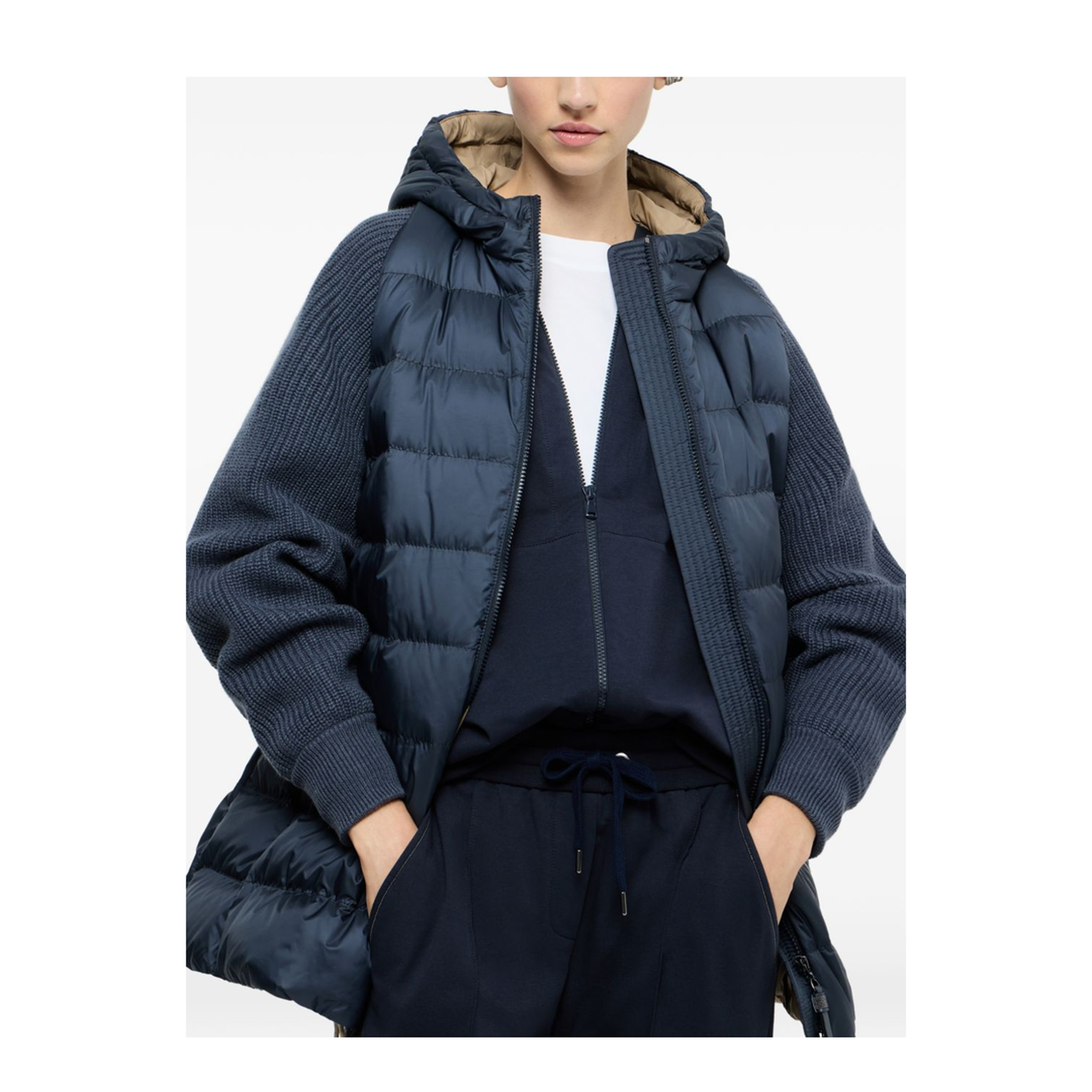 Nylon Short Down Jacket