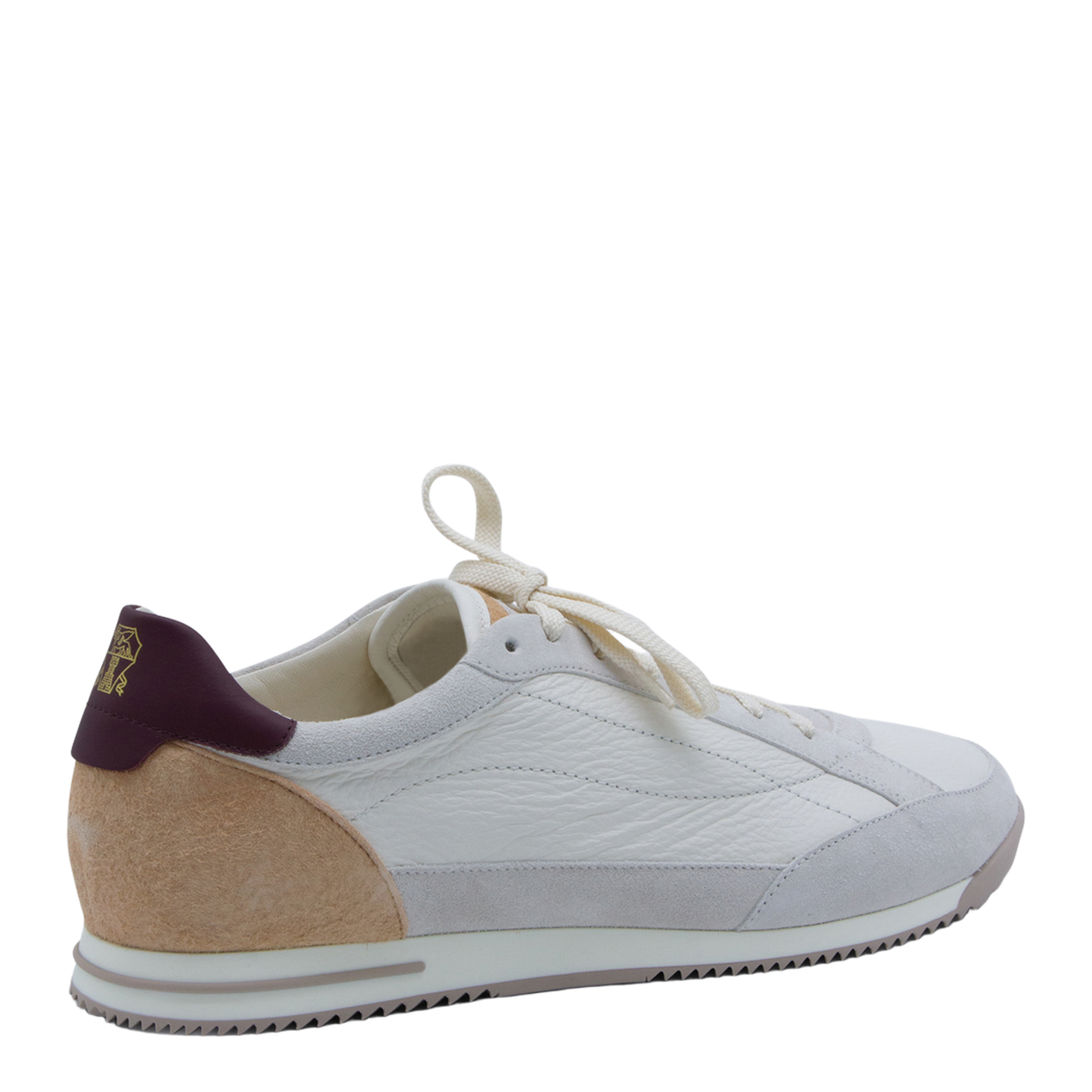 Sneaker with Suede Details