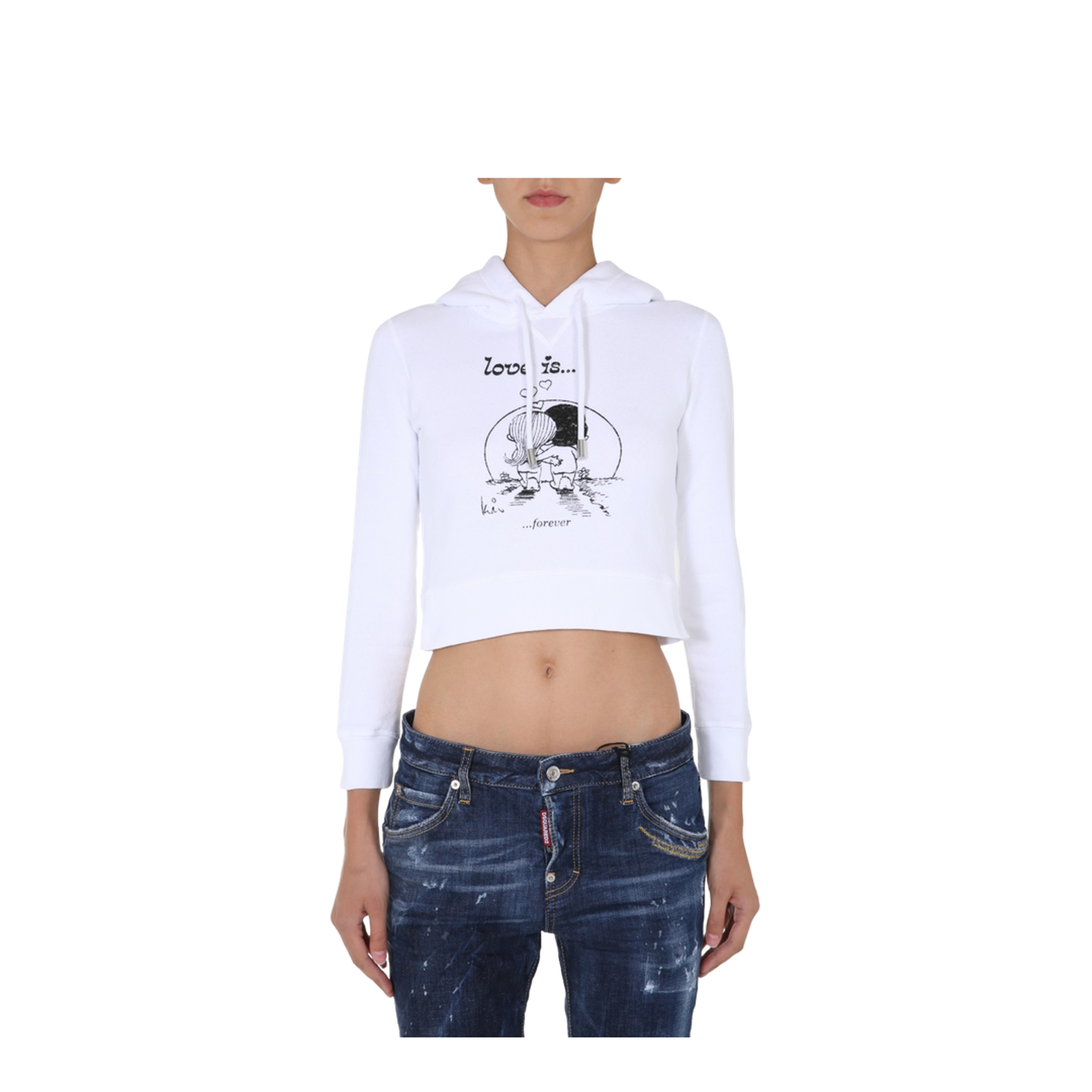 MAYFEYR - Dsquared2 - Cropped Sweatshirt - S72GU0291S25140100
