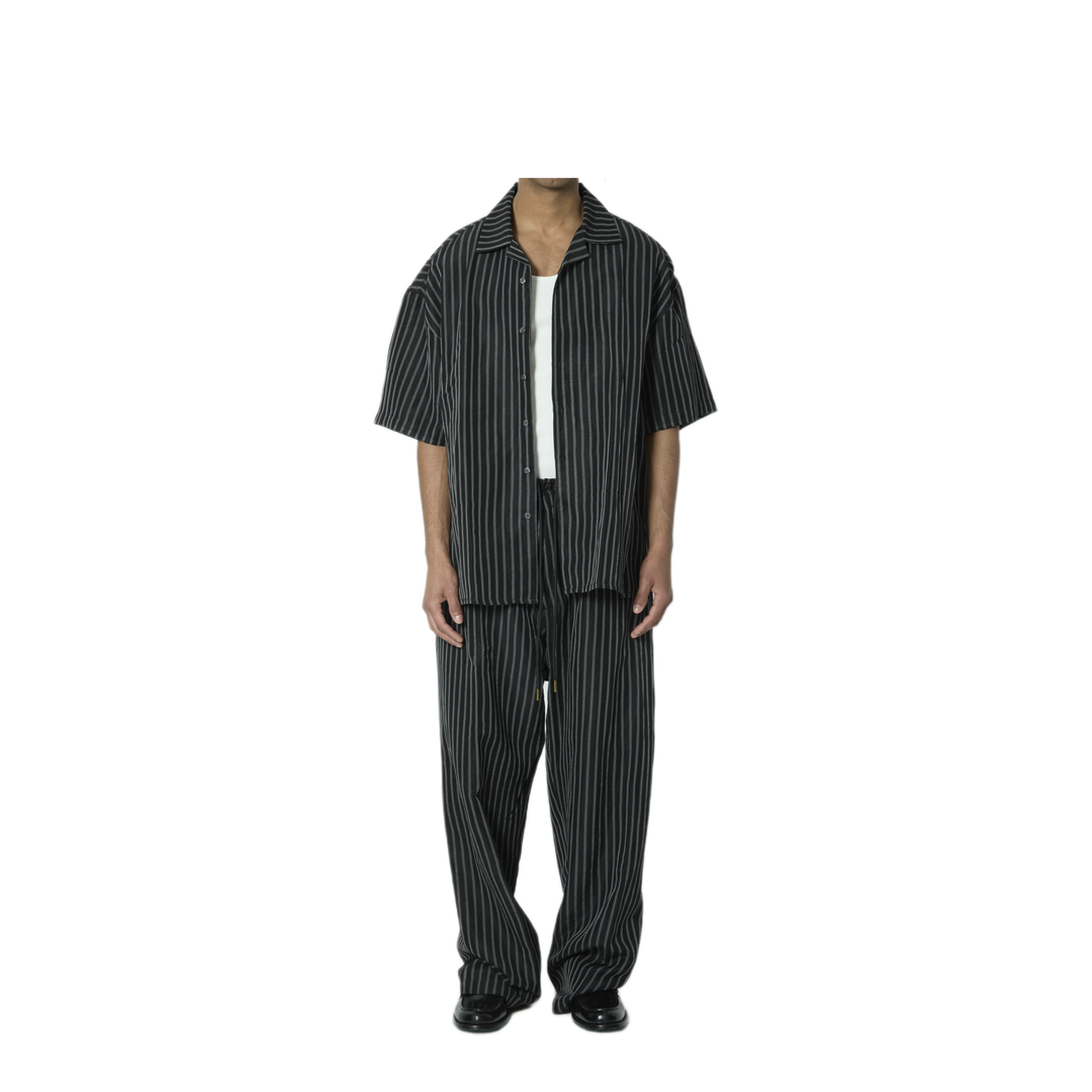 MAYFEYR - Willy Chavarria - Striped Camp Collar Shirt - WCSHT0051076