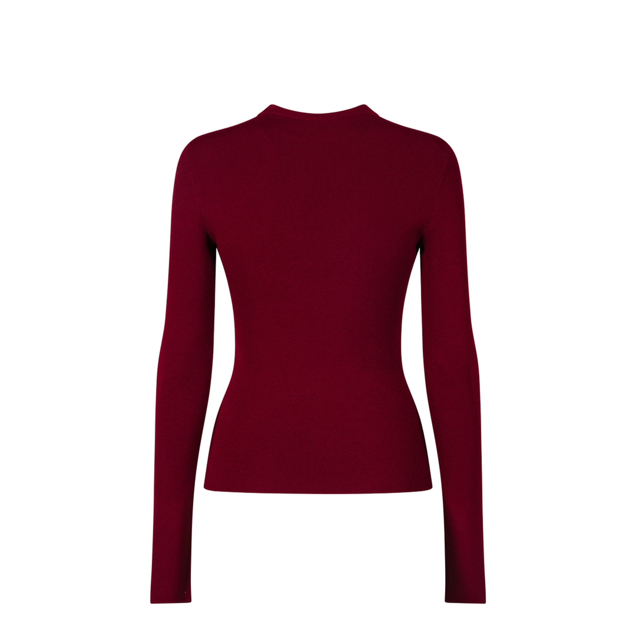 MAYFEYR - Balenciaga - Ribbed Crewneck Long-Sleeved Fitted Top - 835494T5231