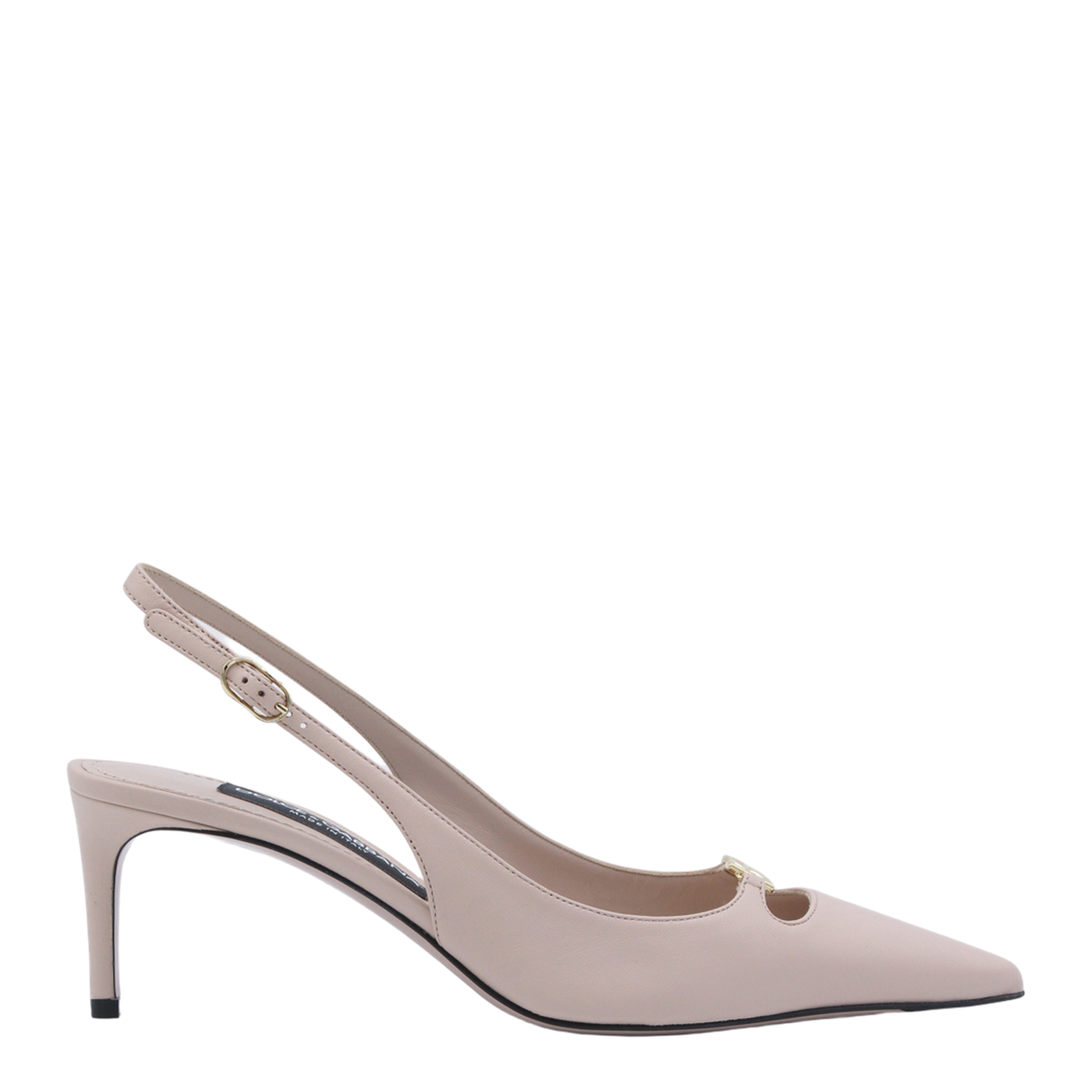 Slingback Pumps in Silk Nappa