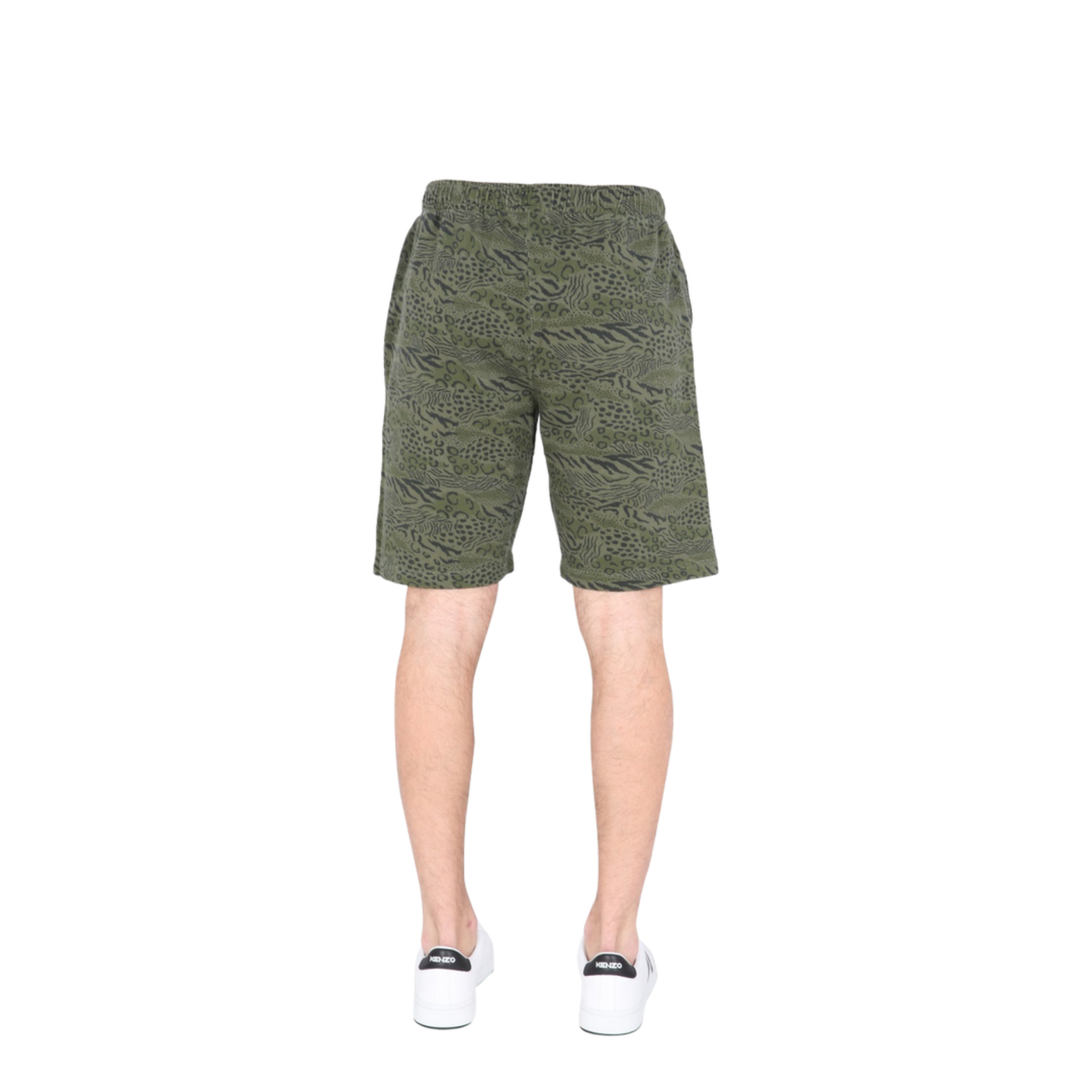 MAYFEYR - Kenzo - Bermuda With Animal Print - FB65PA7284ML51