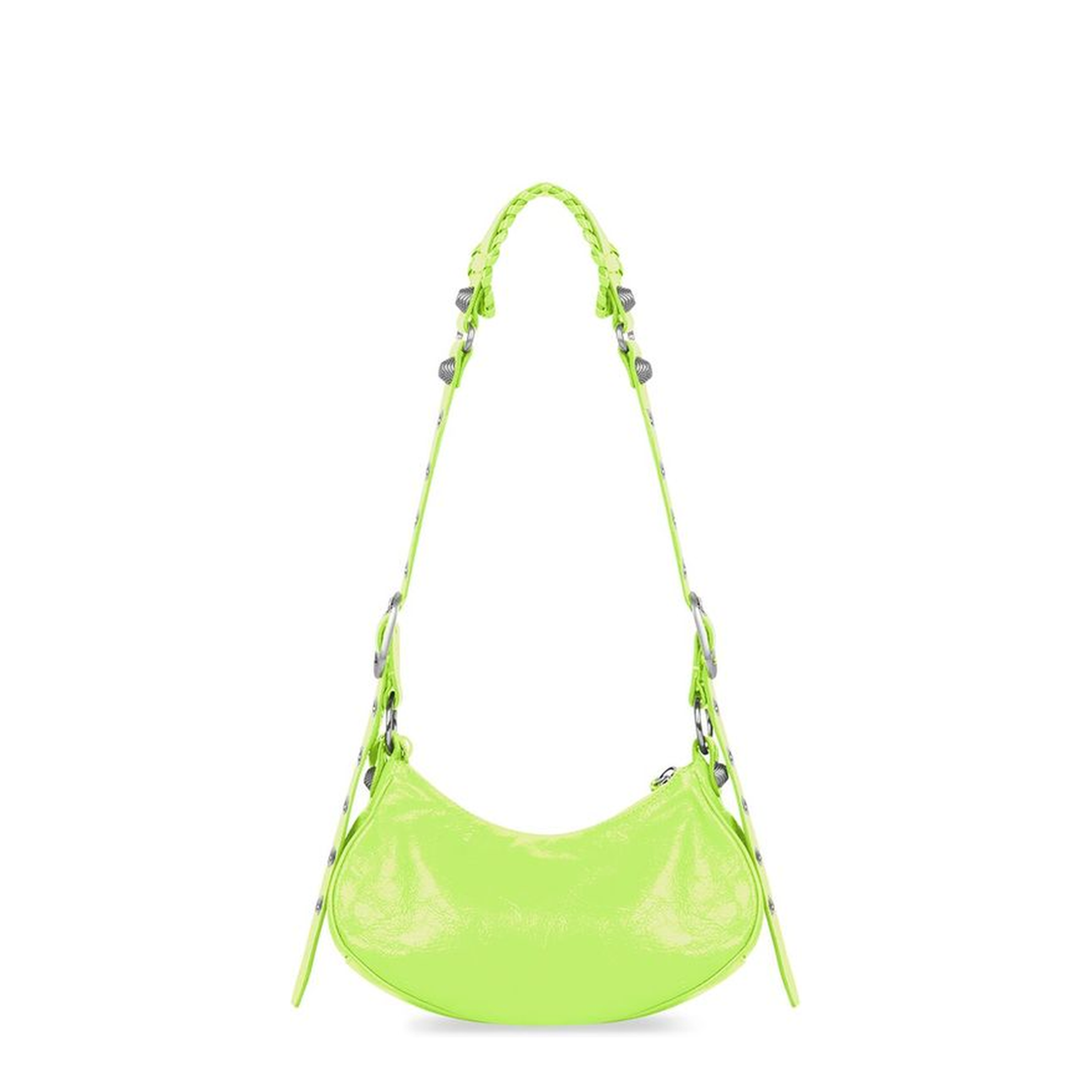 Le Cagole Xs Shoulder Bag in Neon Yellow