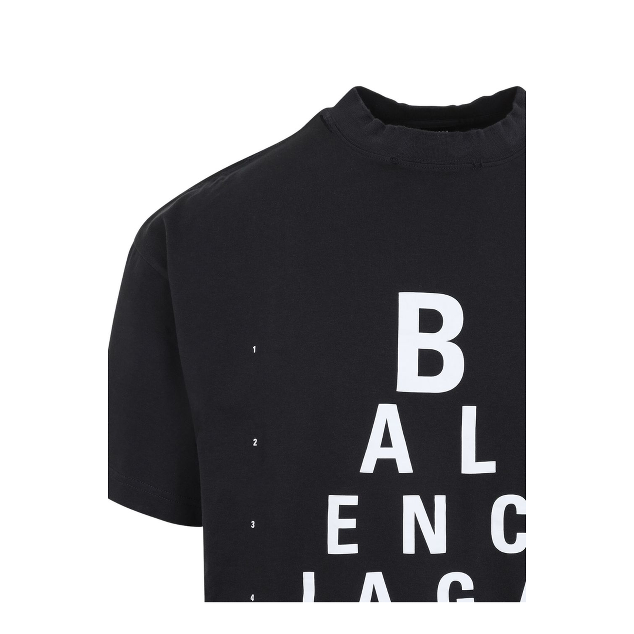 Black Mock Neck Drop Shoulder Short Sleeves