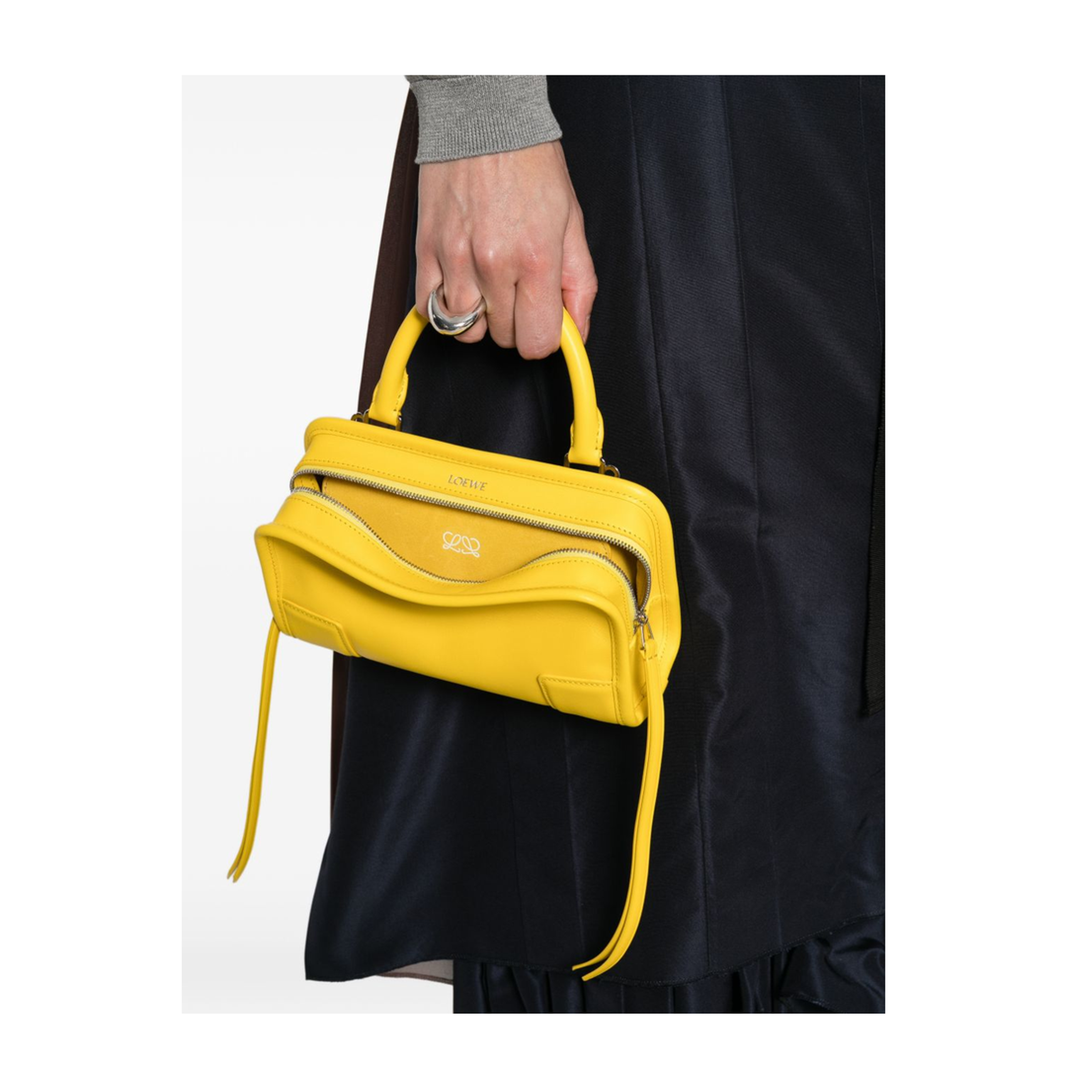 Amazona Mini Soft Calfskin Crossbody - Daisy Yellow
