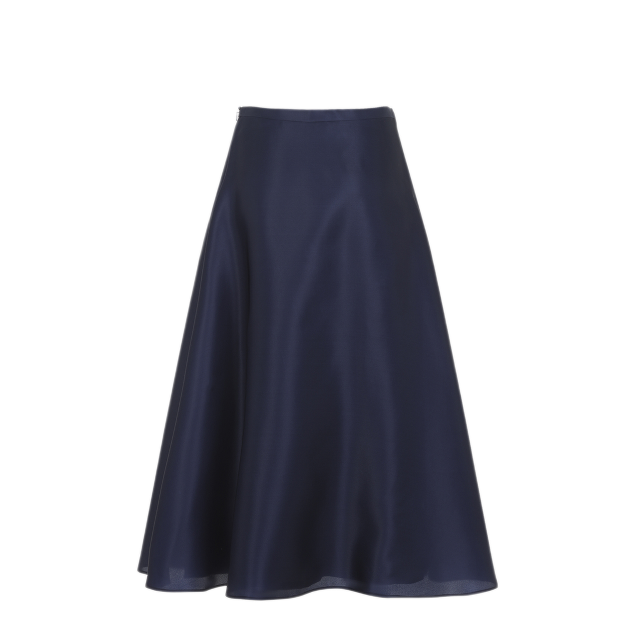 MAYFEYR - ALBERTA FERRETTI - Blue Silk Midi Skirt - A010716190290
