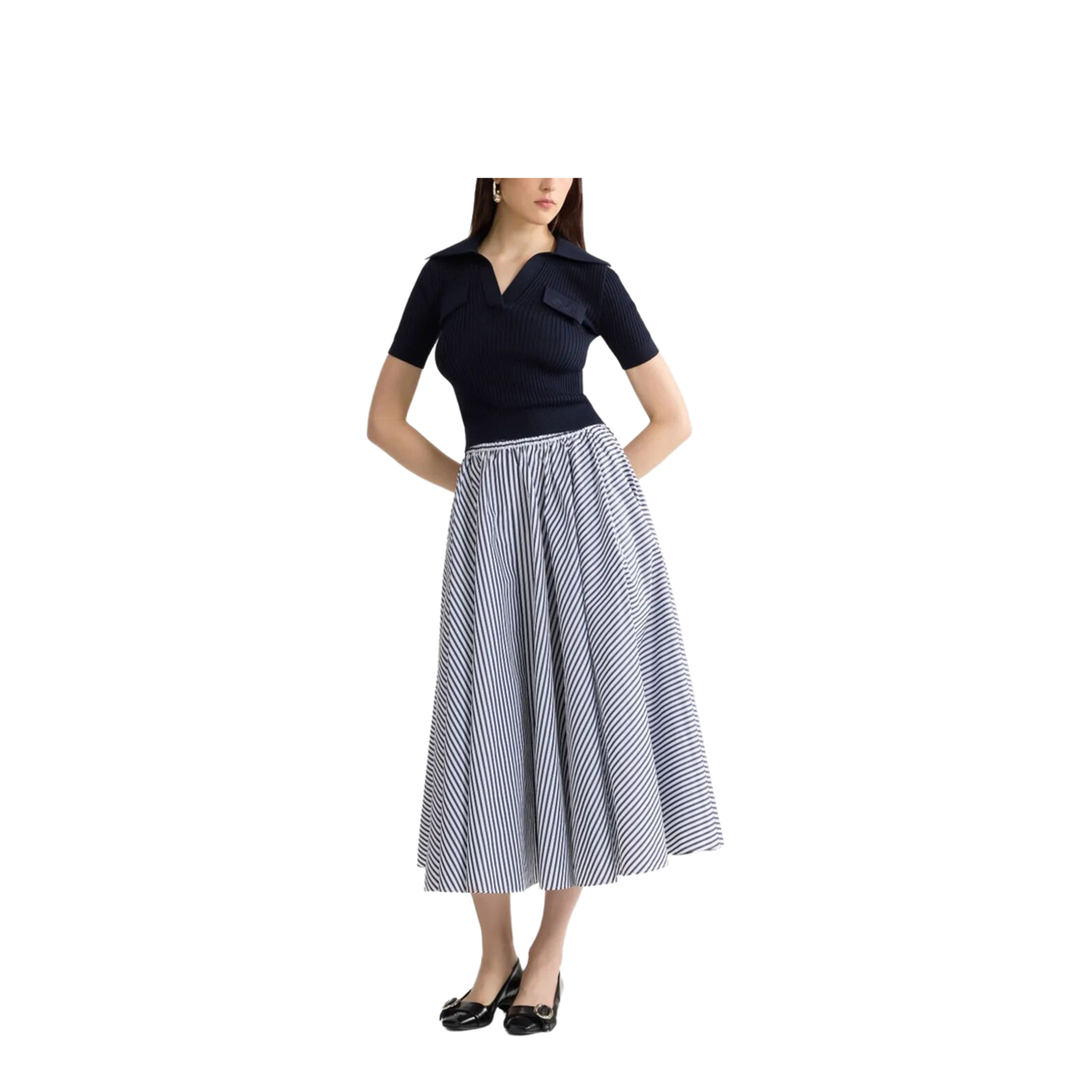 MAYFEYR - Patou - Embroidered Knitted Cotton Polo Shirt - KN3418094