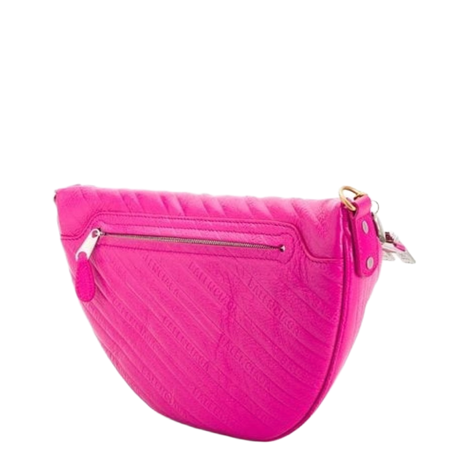 Fuchsia Leather Waist Bag