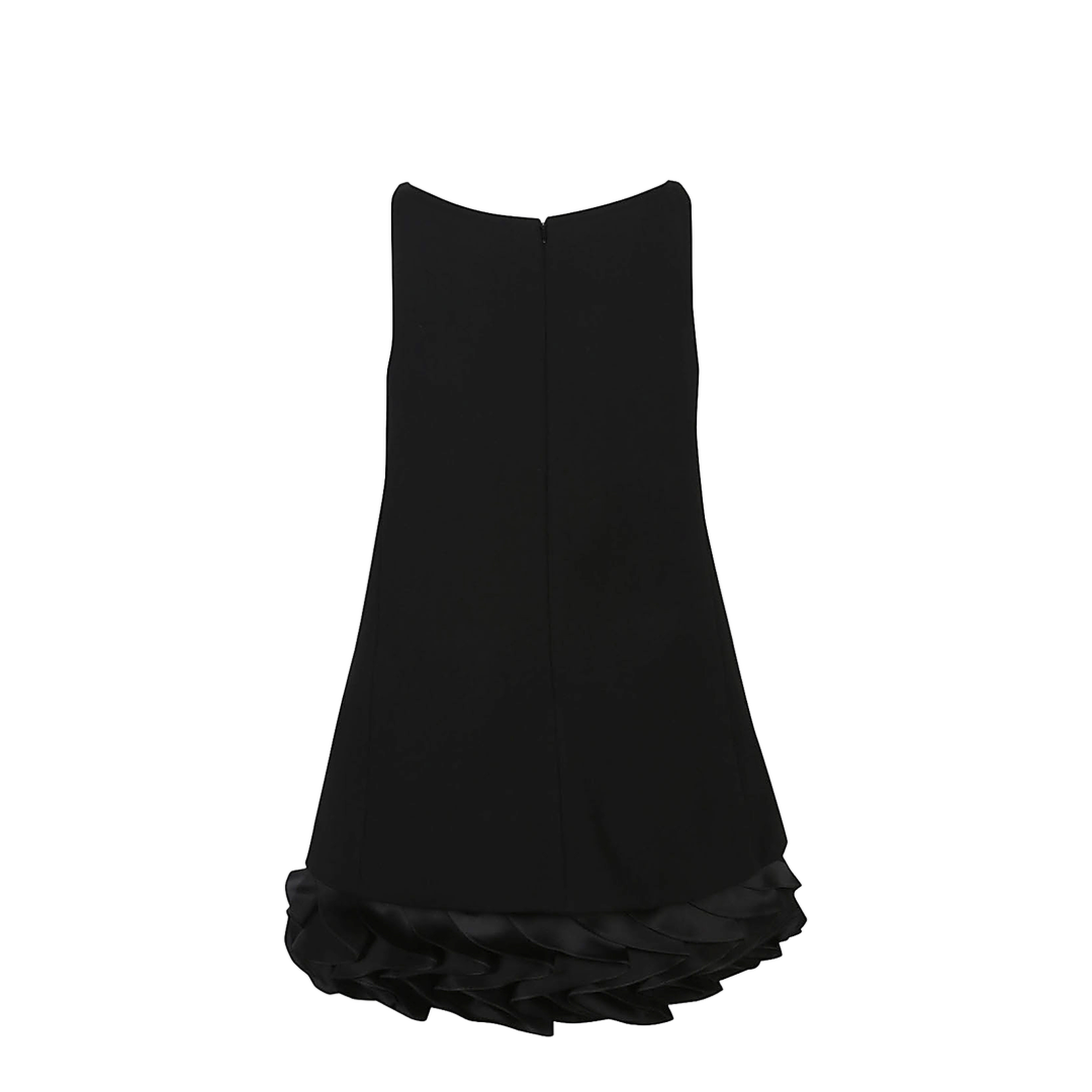 Bouquet Mini Dress in Gauffered Double Wool