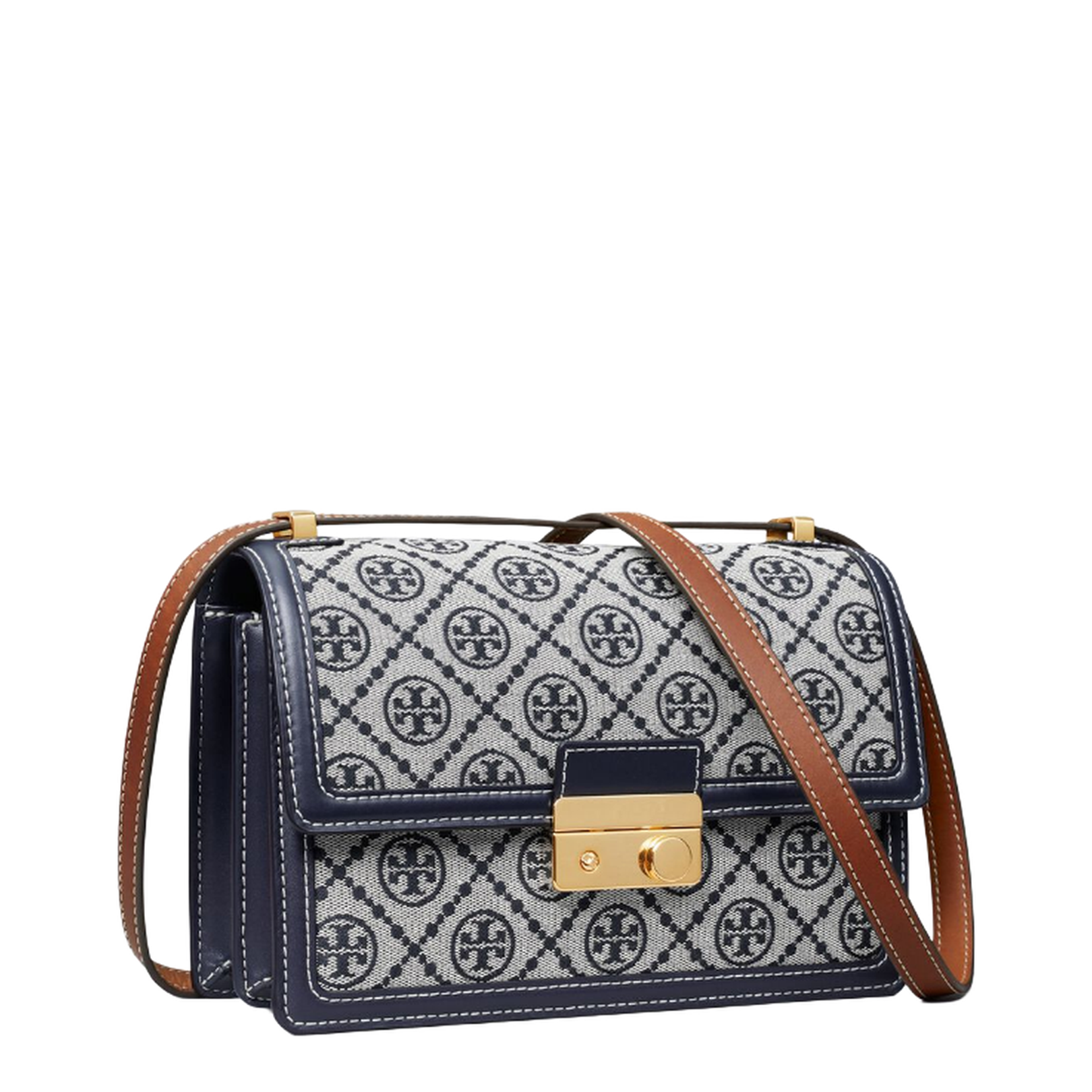 T Monogram Crossbody Bag
