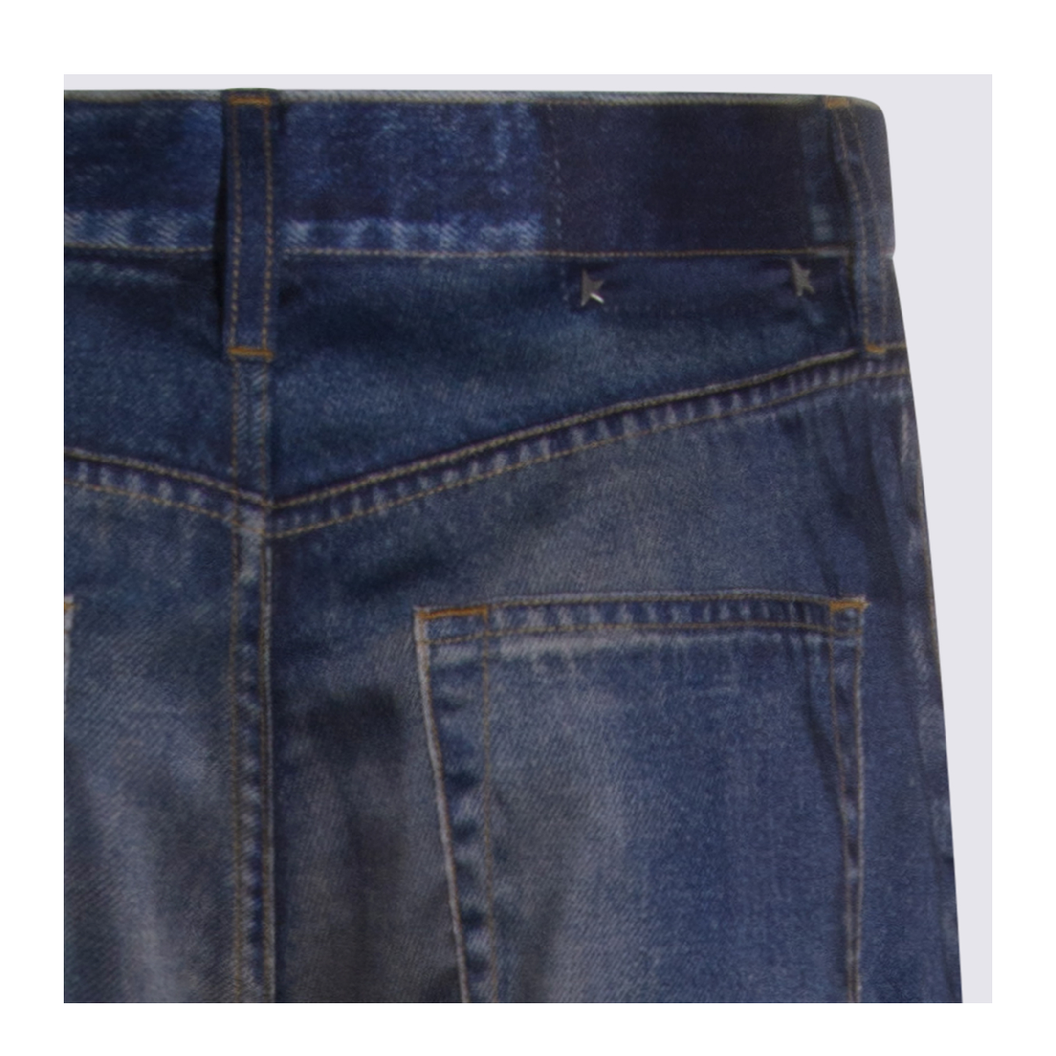 Printed Pants Jeans Effect