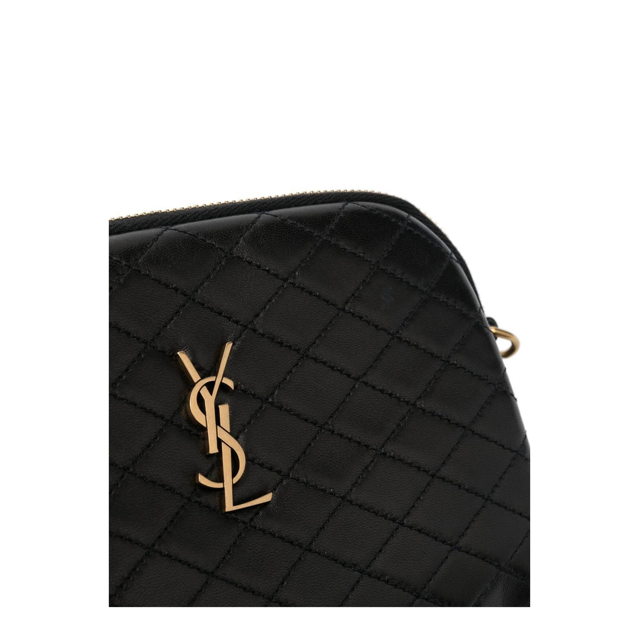 Gaby Quilted Crossbody Bag, mini GHW