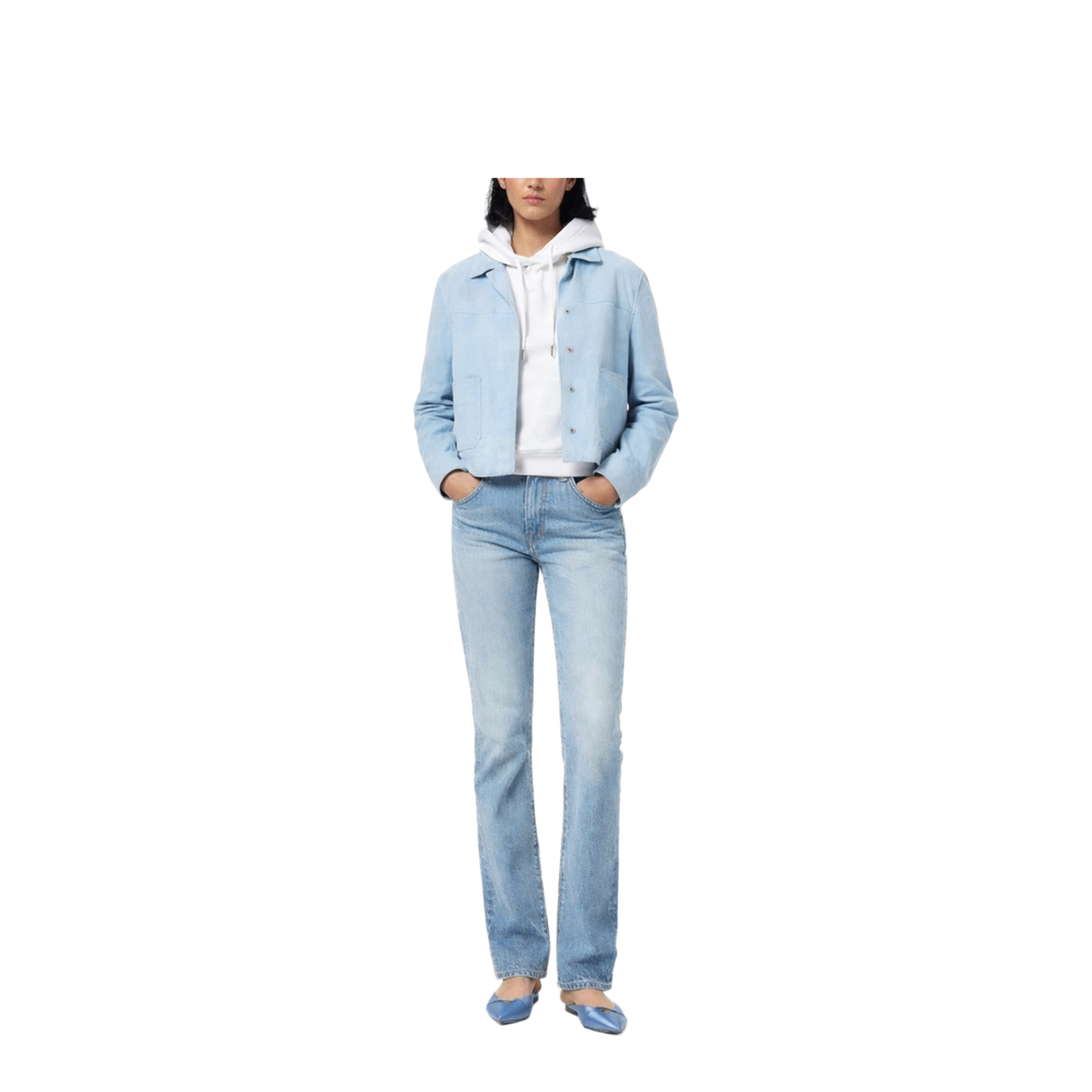 Washed Denim Jeans