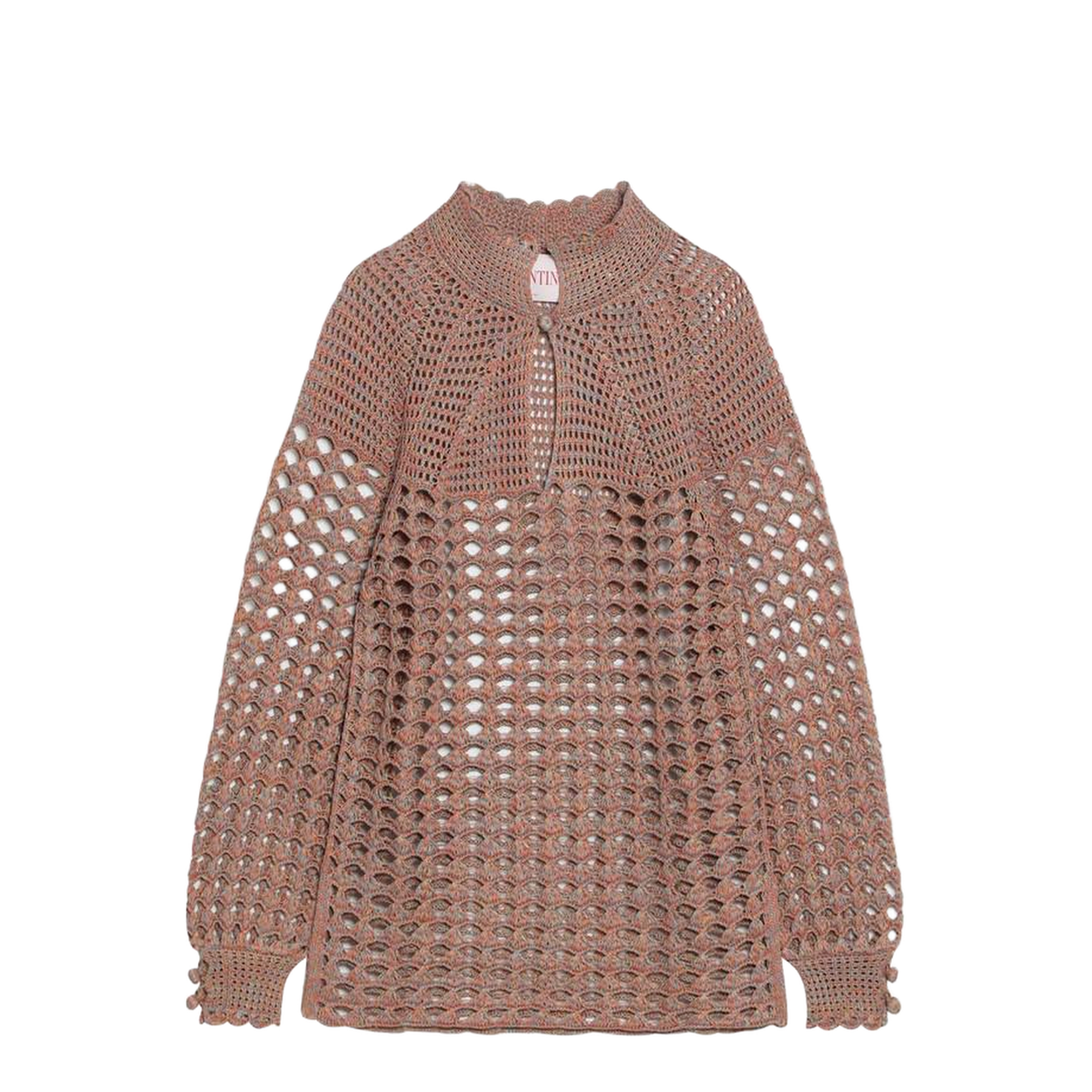 Openwork Sweater In Blend