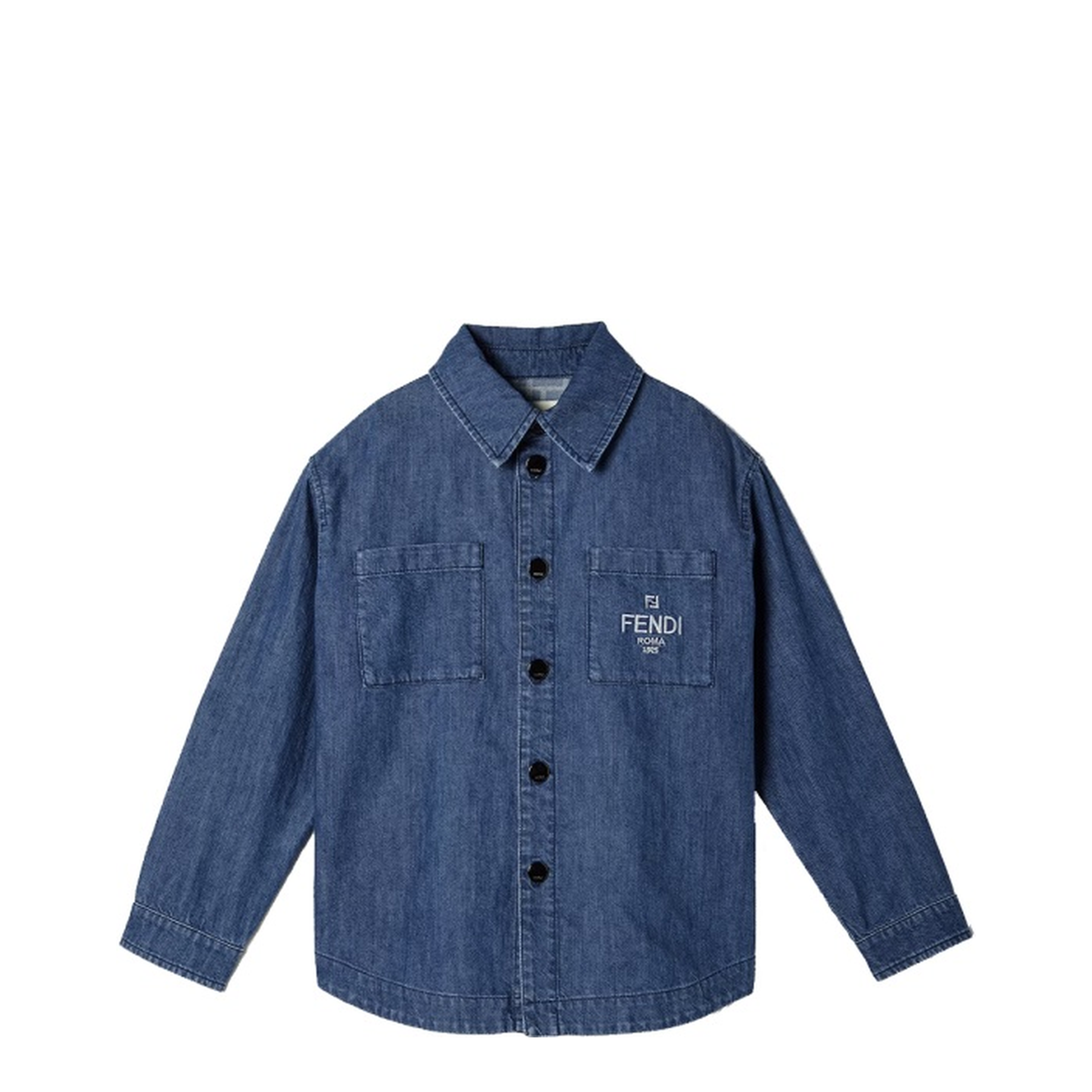 Denim Shirt With Logo