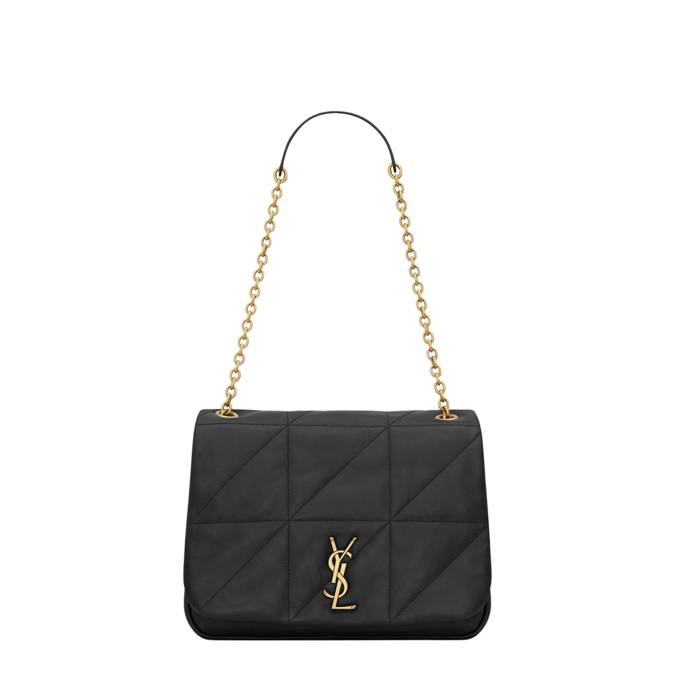 Jamie Medium Lambskin Shoulder Bags - Black