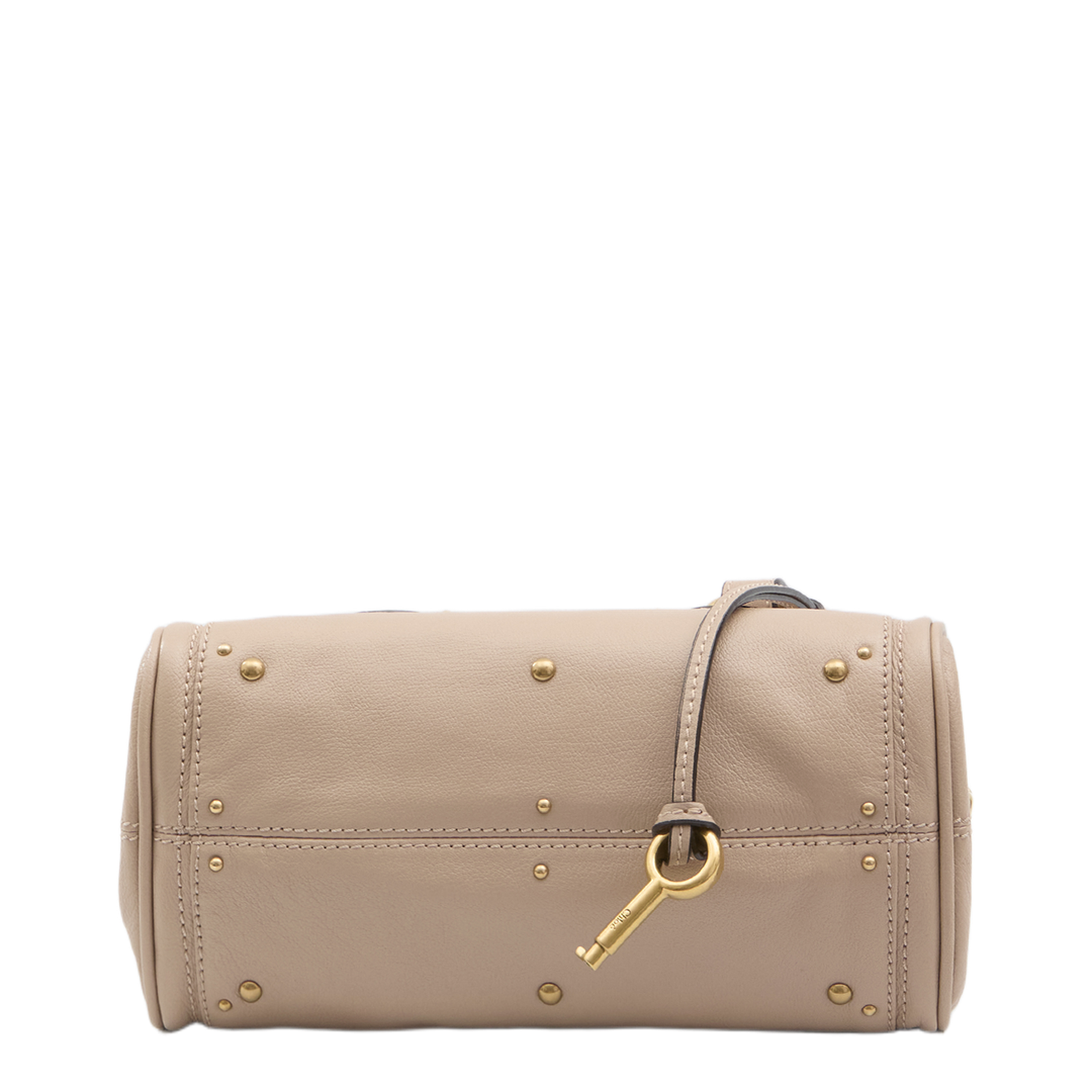 Paddington Small Grained Leather Shoulder Bag - Earthy Pink