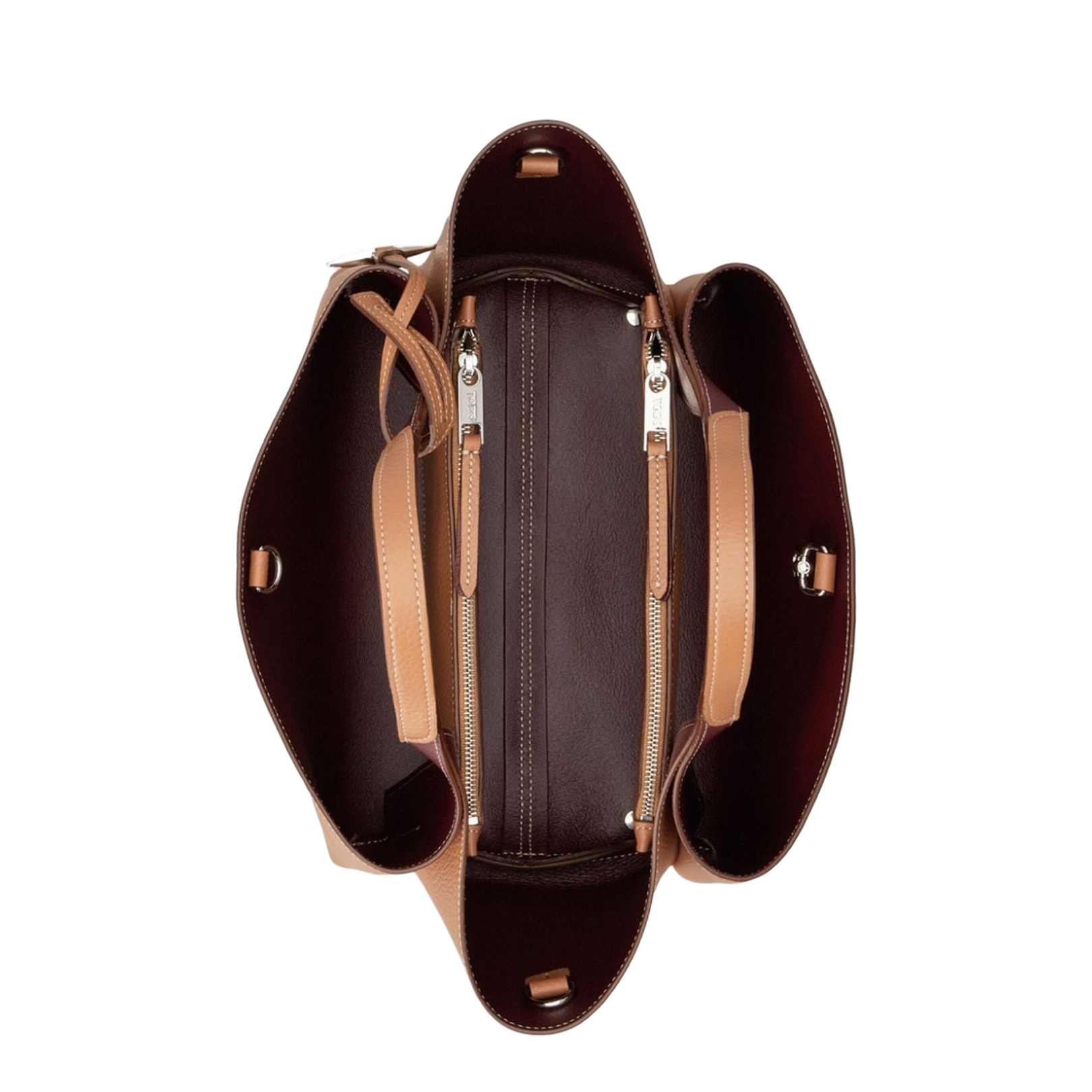Logo-Pendant Leather Shoulder Bag