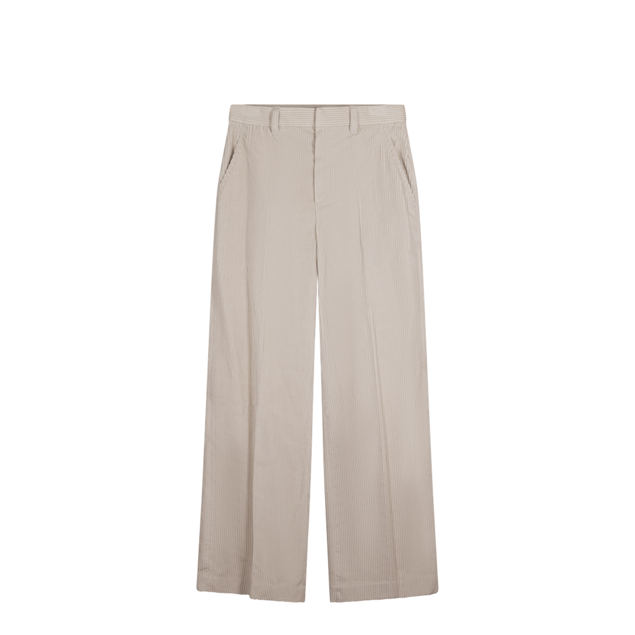 Fluid Corduroy Sartorial Track Trousers with Jewellery