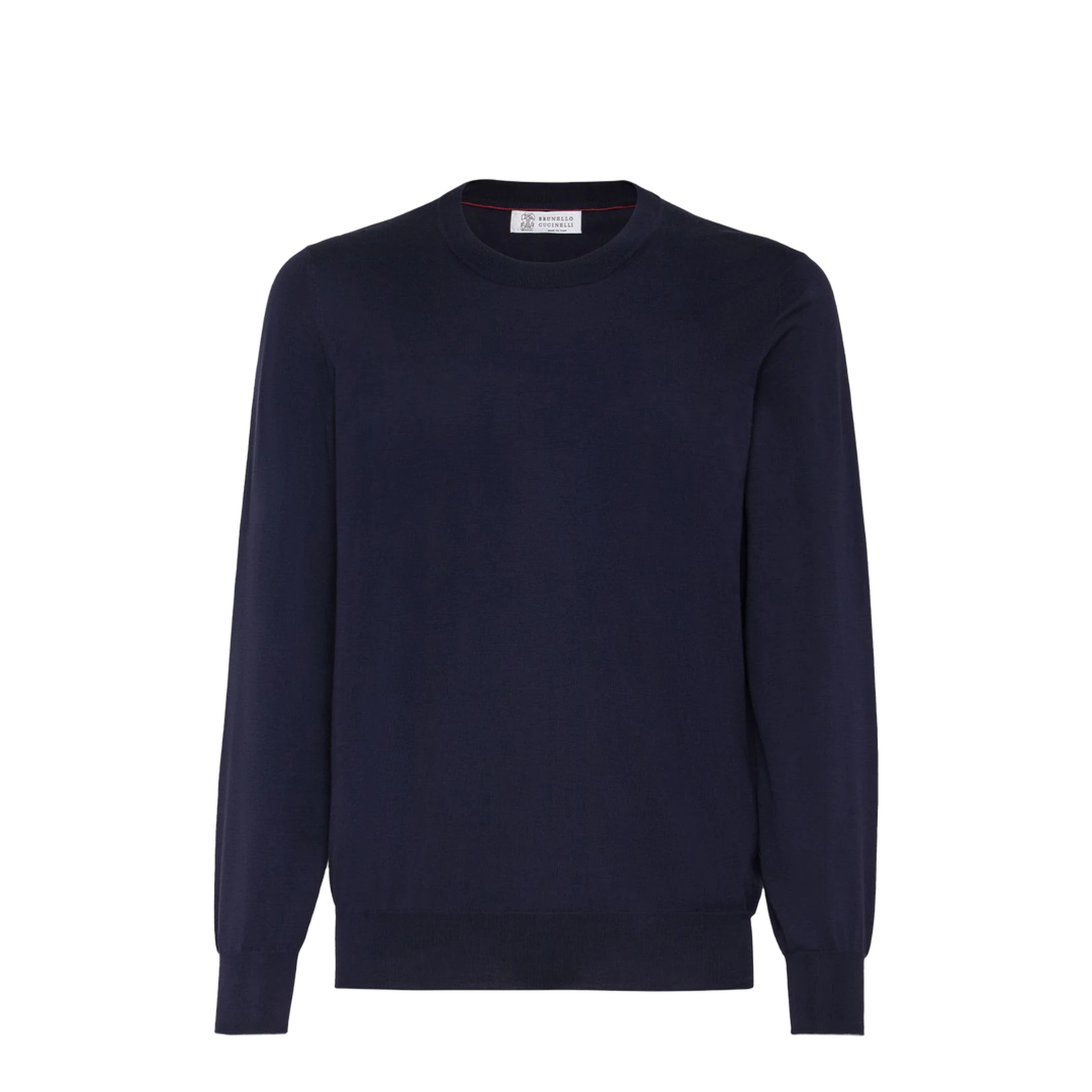 Navy Blue Cotton Sweater