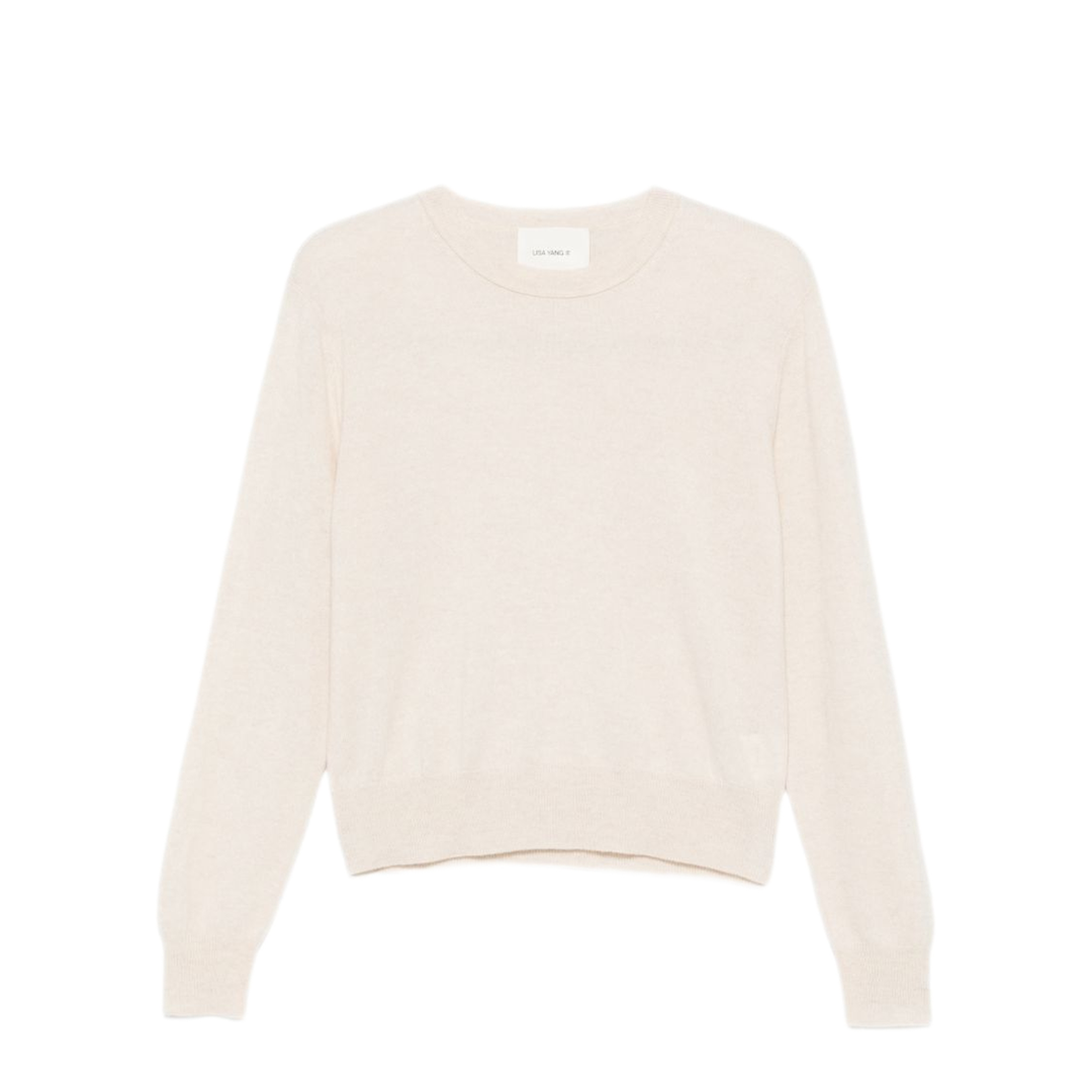 MAYFEYR - Lisa Yang - Ecru Cashmere Crew Neck Sweater - 2026309OT