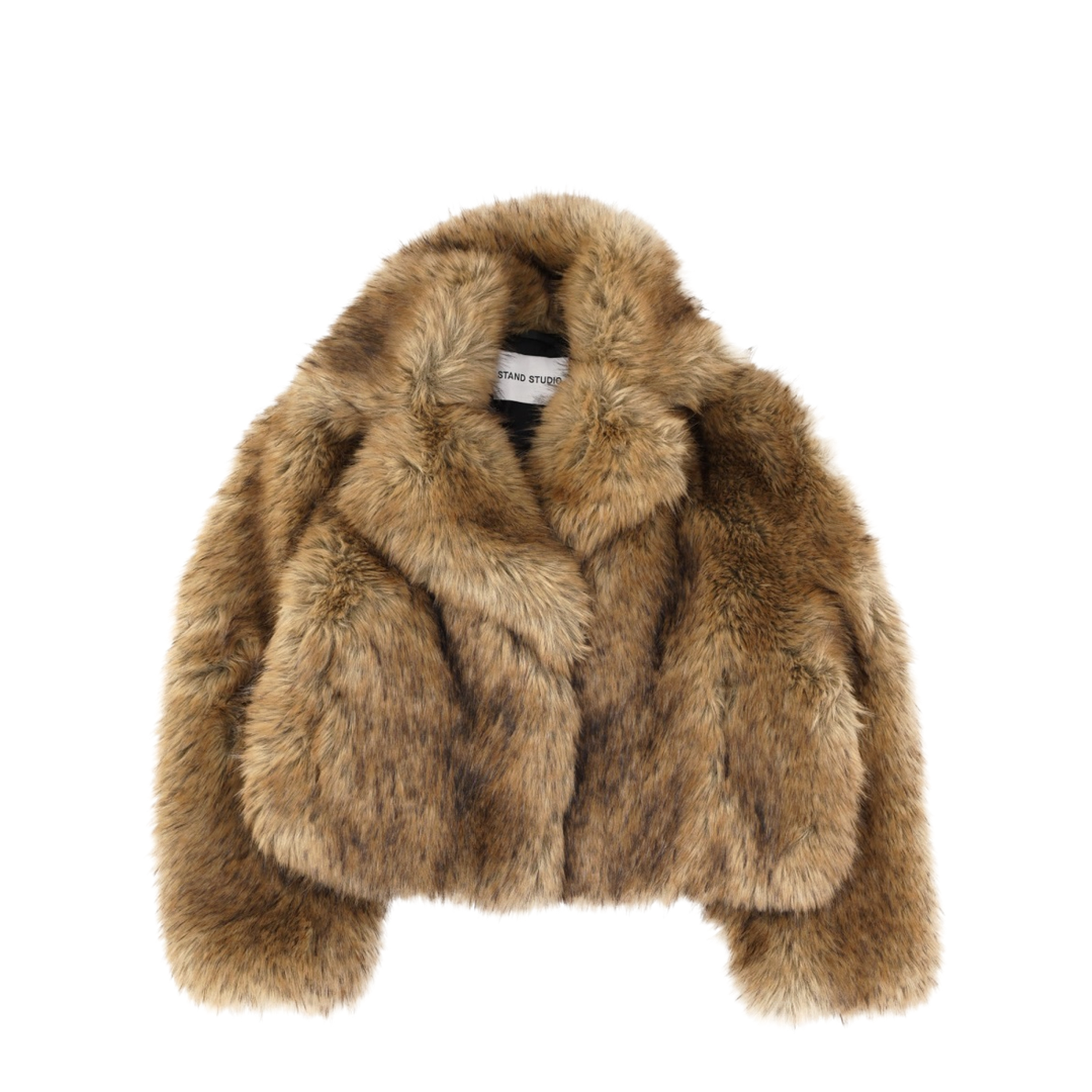 Beige Samara Faux-Fur Jacket