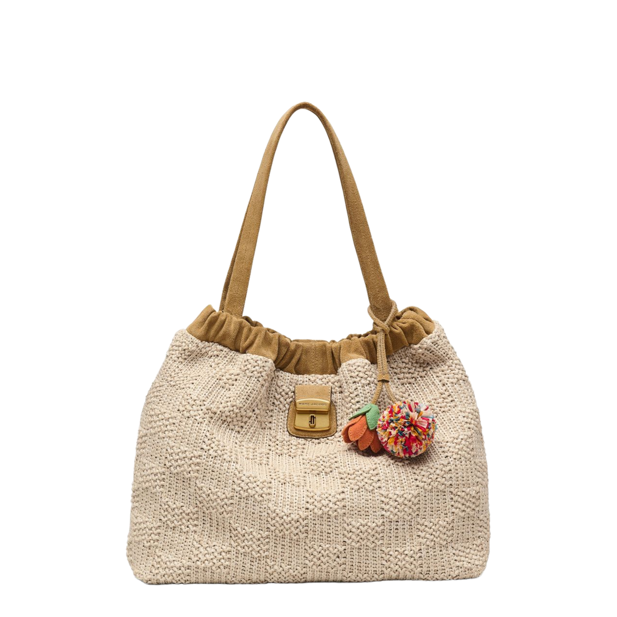 Cristina One Size Two-Way Weave Tote - Natural