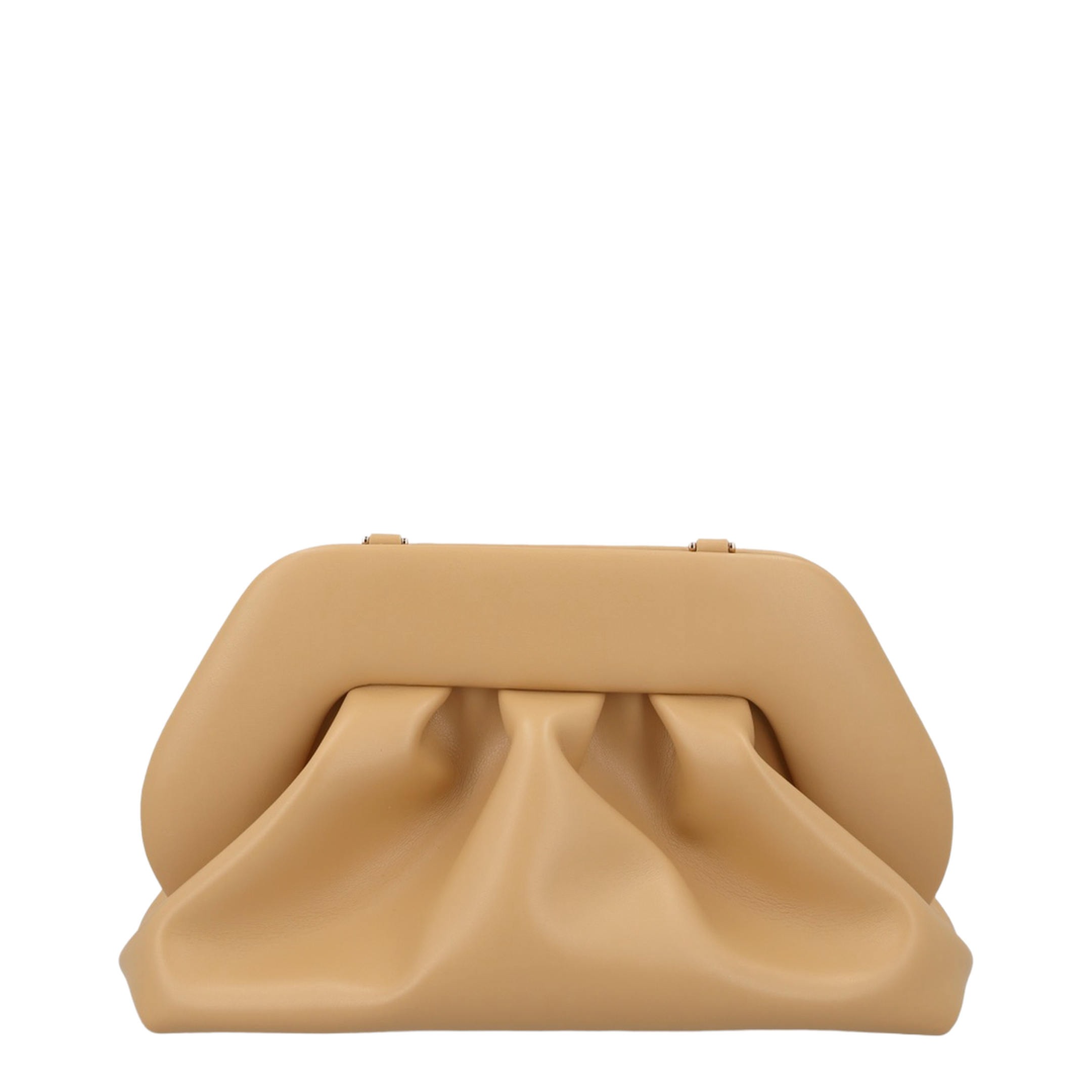 Bios Medium Vegan Fabric Clutch - Sand
