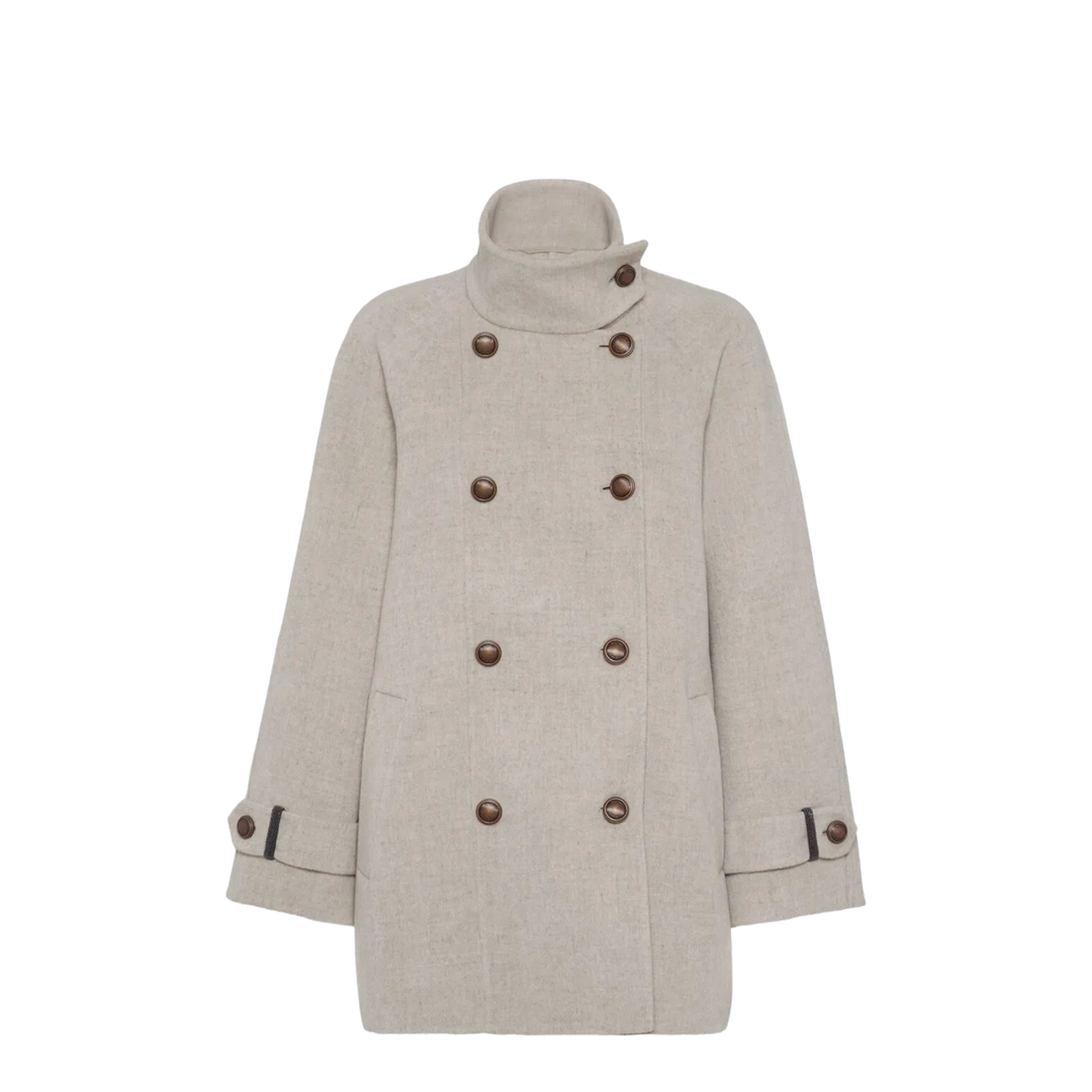 Wool & Cashmere Coat Beige