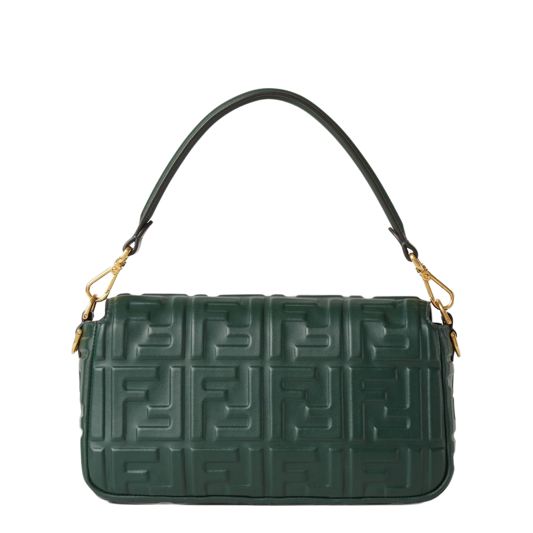 Leather Green Baguette