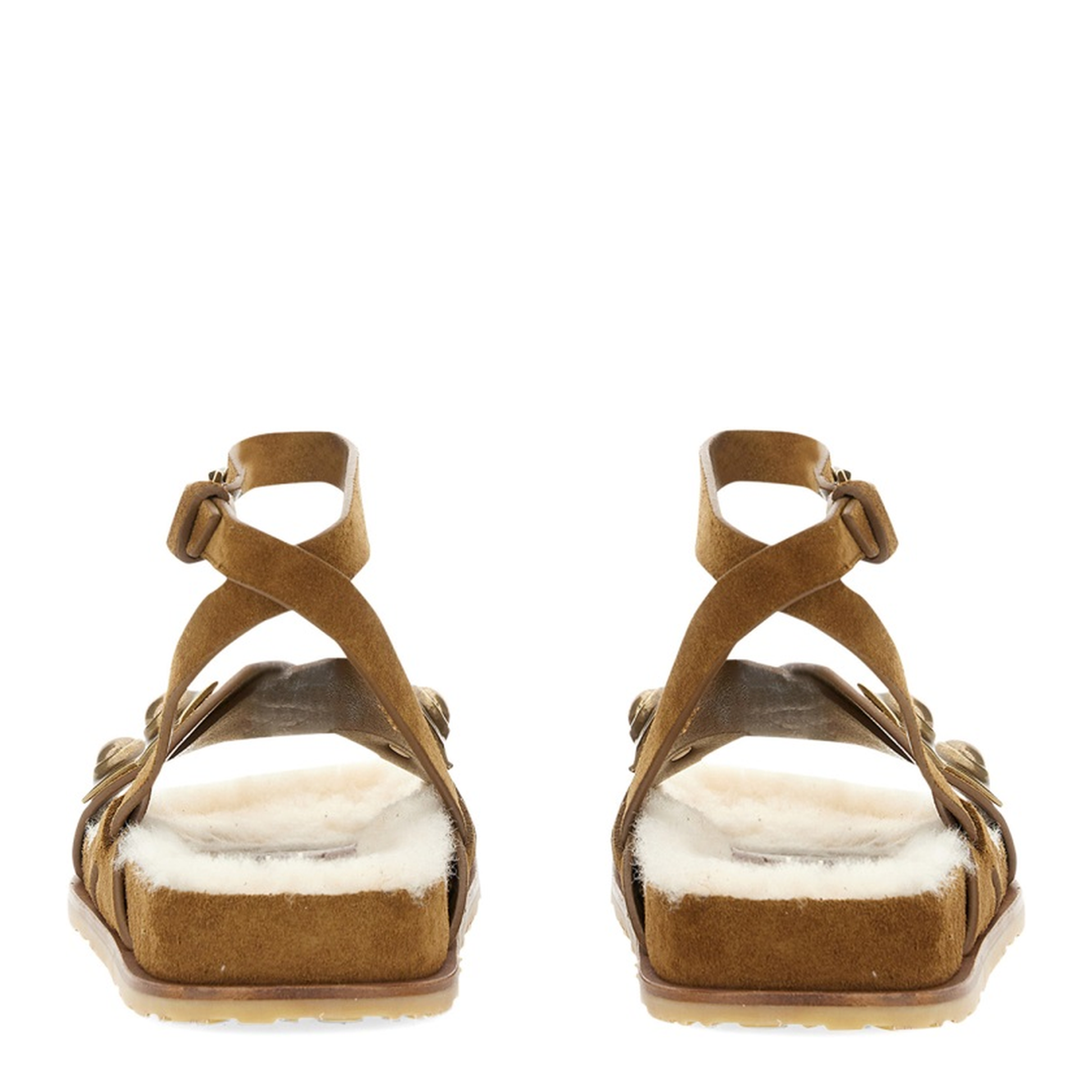 Crown Me Sandals - Beige