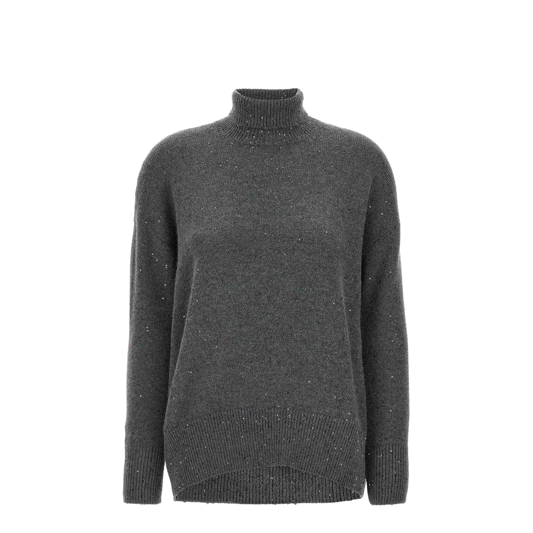 Cashmere And Silk Turtleneck Sweater
