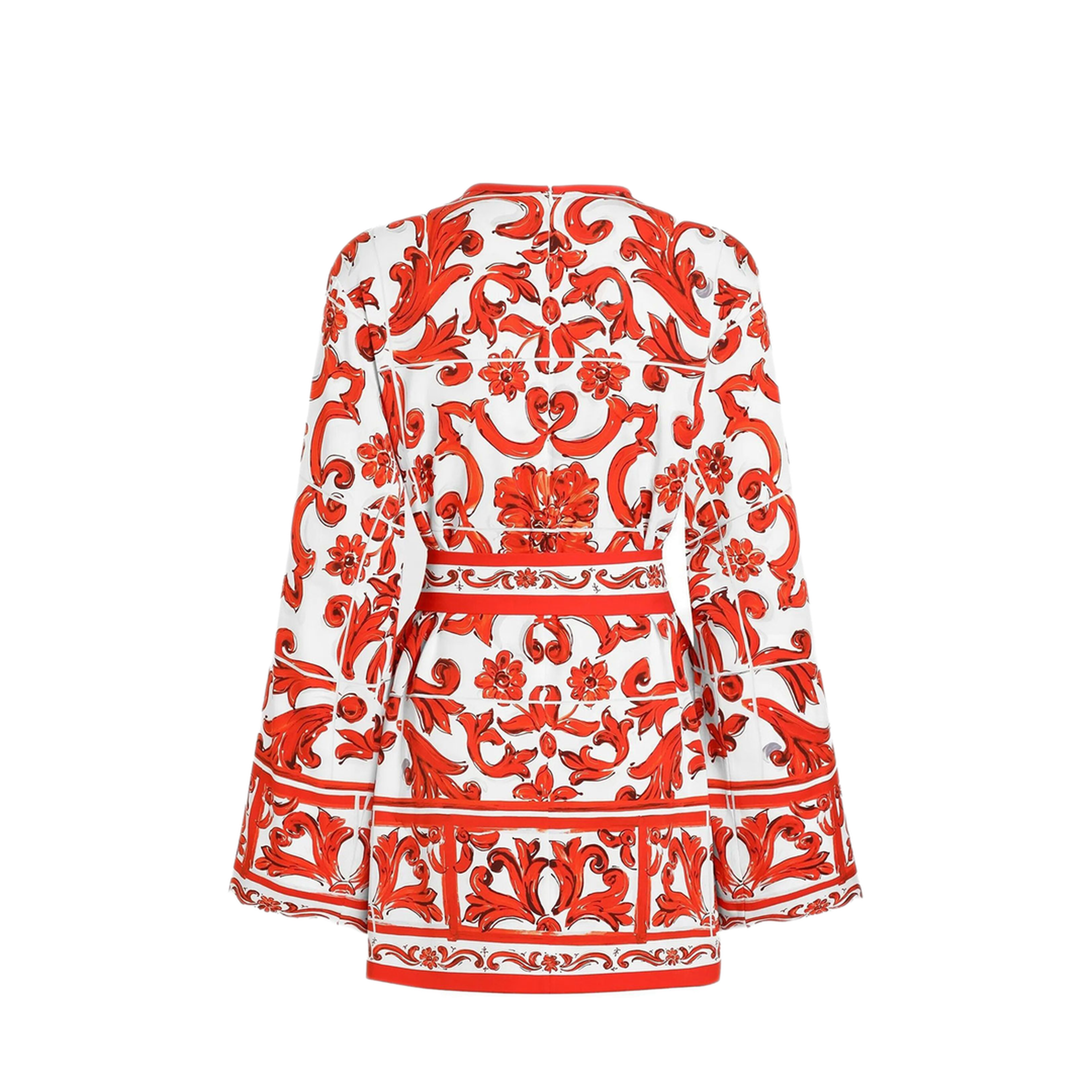 MAYFEYR - Dolce & Gabbana - Majolica-Print Silk Charmeuse Shirt - F7BM9TGDDRJS9000
