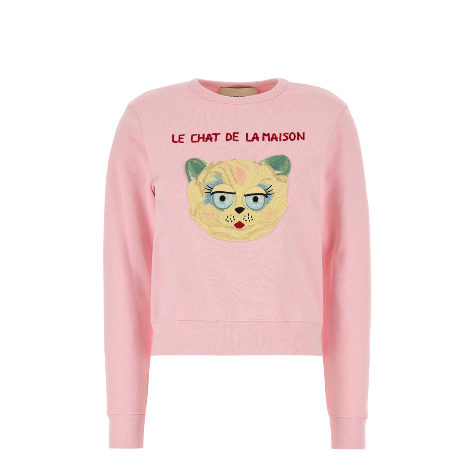 Pink Stretch Cotton Sweatshirt