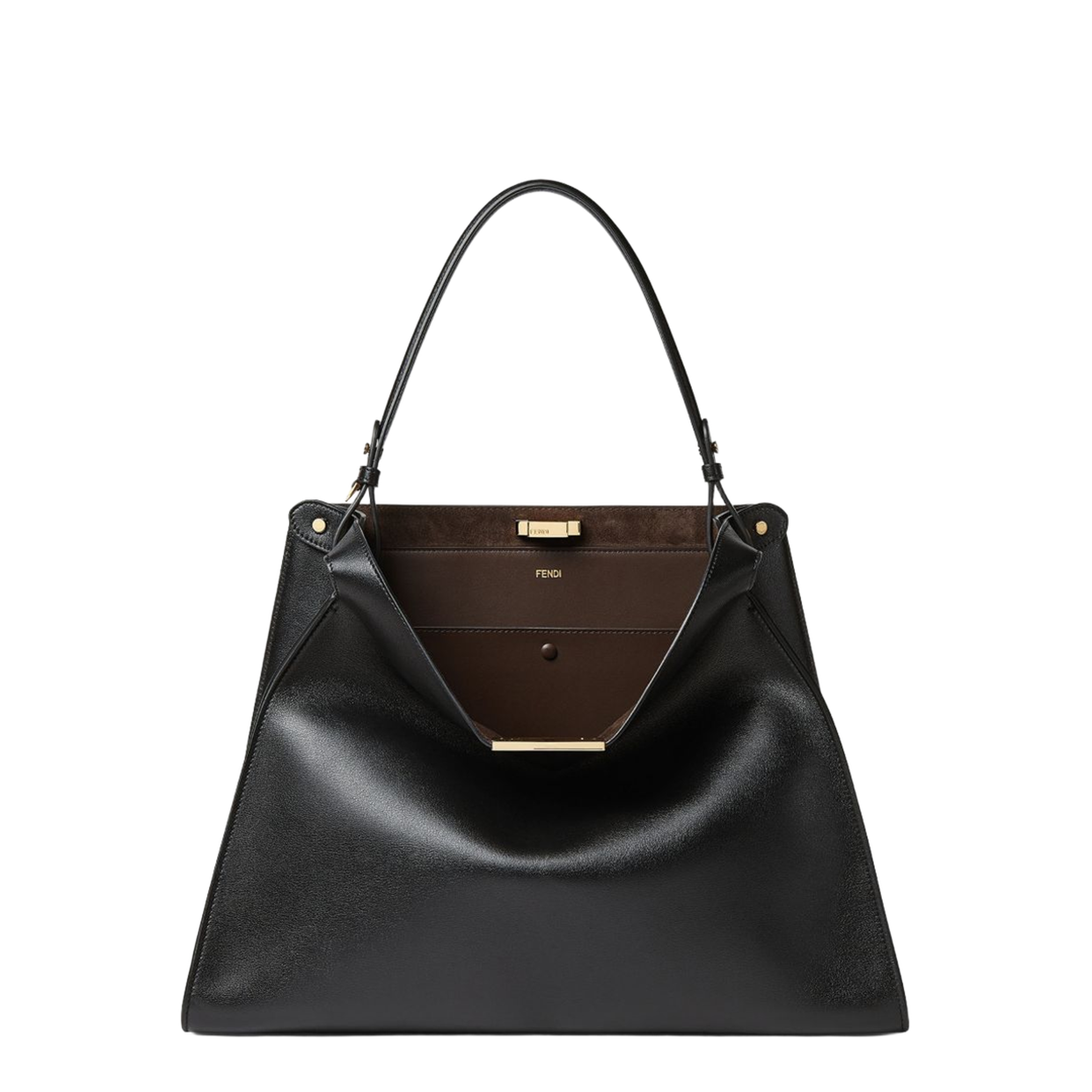 Large Leather and Suede Bag